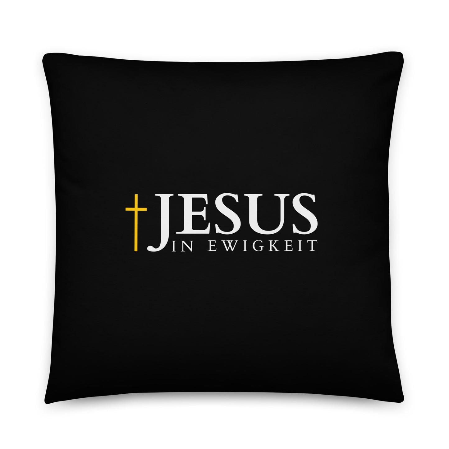 JESUS in EWIGKEIT - Basic-Kissen - D-Design DE ${variant-option} faith design by The Light of Life