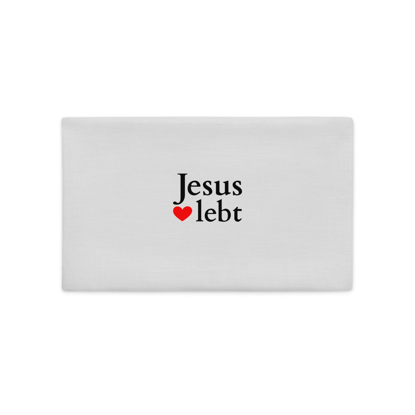 JESUS lebt - Premium-Kissenbezug faith design by The Light of Life
