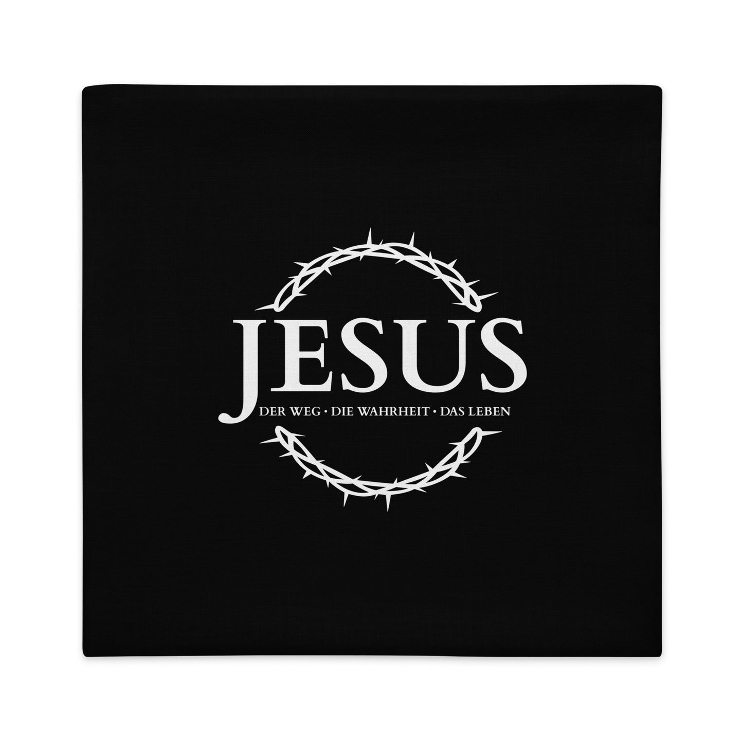 JESUS der Weg, die Wahrheit, das Leben - Premium-Kissenbezug - D-Design DE ${variant-option} faith design by The Light of Life