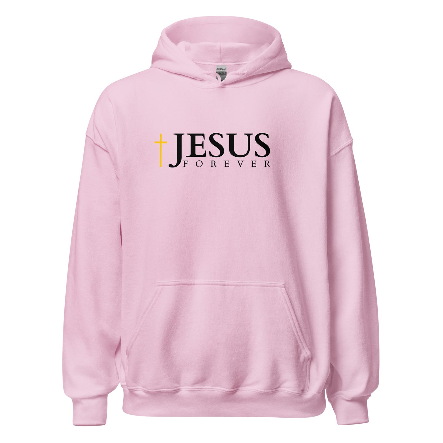 JESUS FOREVER - Unisex Hoodie - bright Design - EN ${variant-option} faith design by The Light of Life