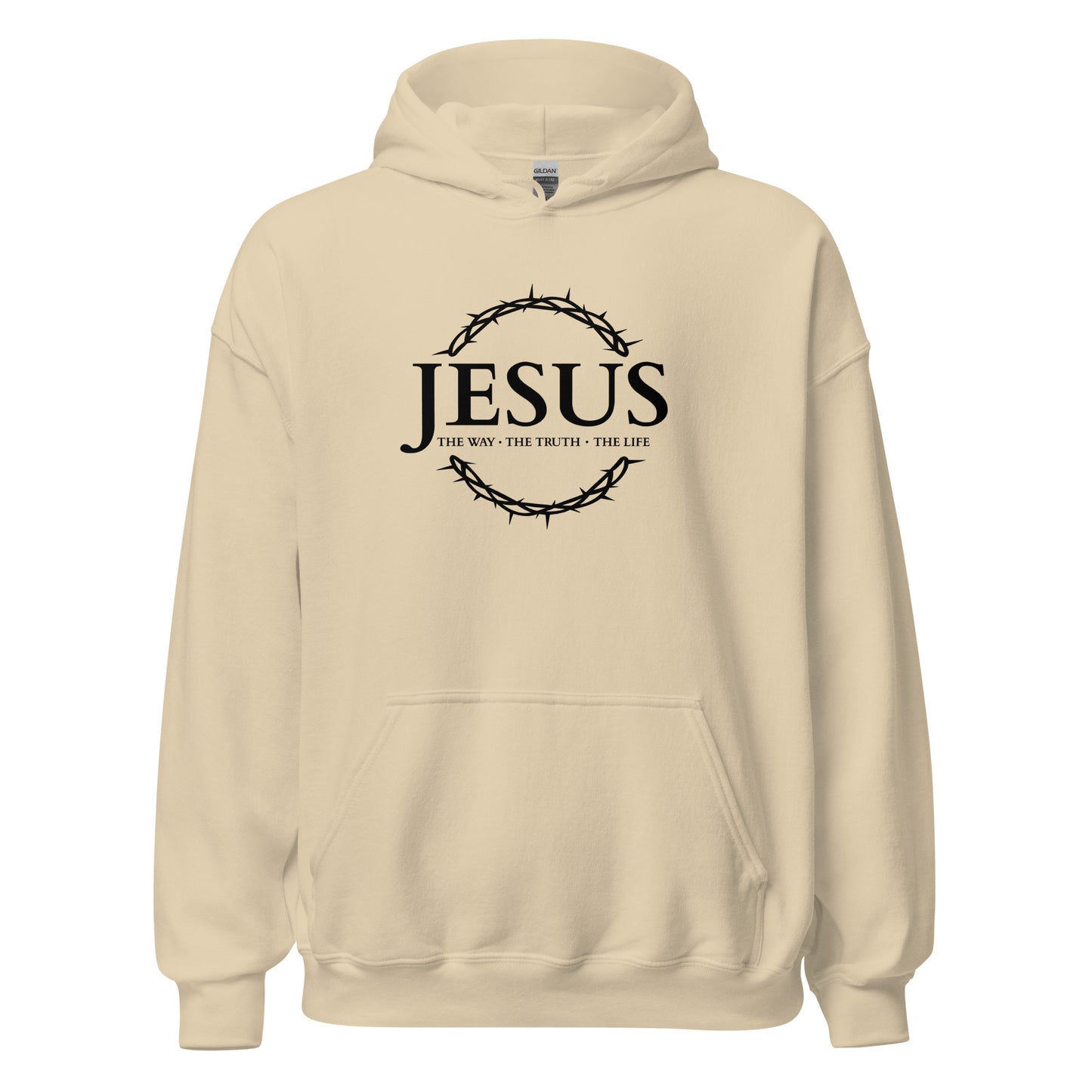 JESUS The Way, The Truth, The Life - Unisex Hoodie - bright design - EN faith design by The Light of Life