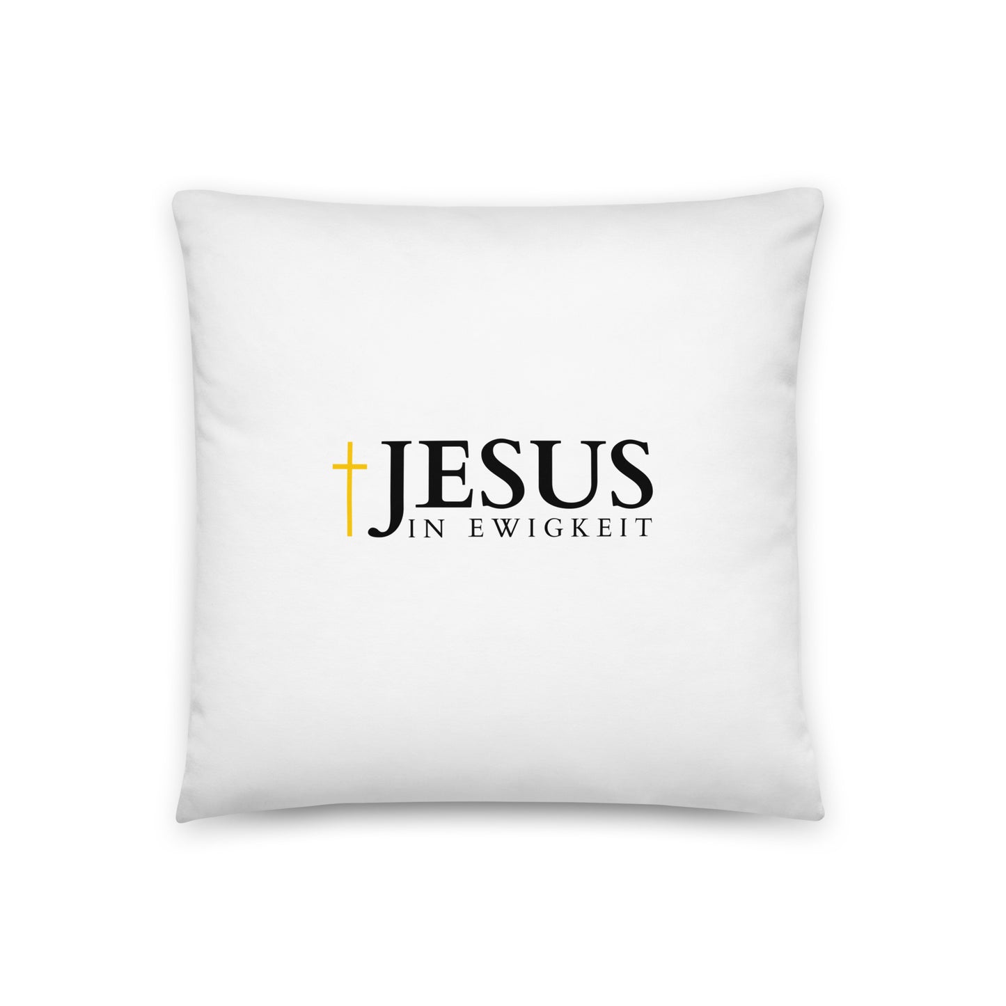JESUS in Ewigkeit - Basic-Kissen - Helles Design DE ${variant-option} faith design by The Light of Life
