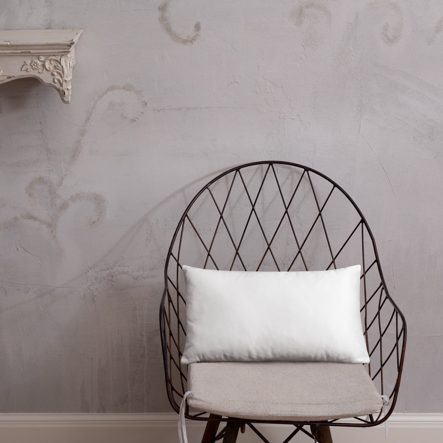 Jesus lives - Basic Pillow - Bright Design EN faith design by The Light of Life