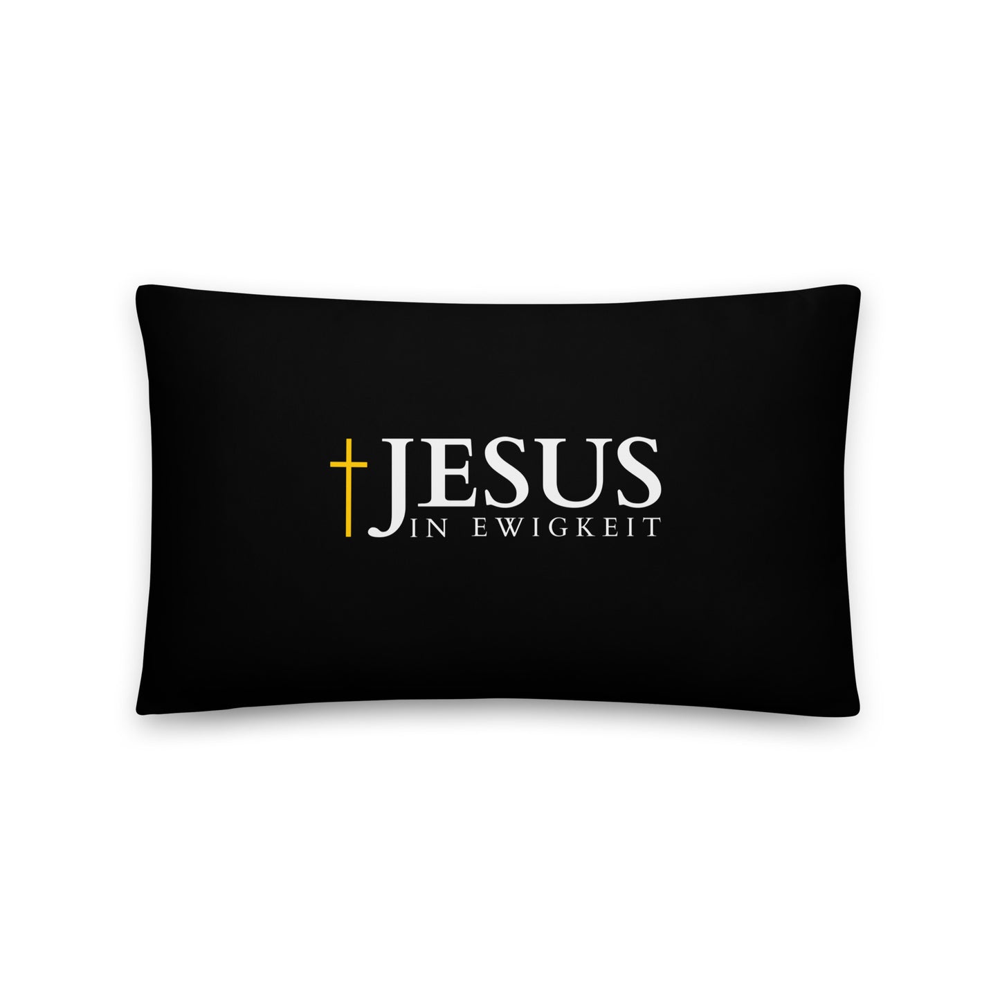 JESUS in EWIGKEIT - Basic-Kissen - D-Design DE ${variant-option} faith design by The Light of Life