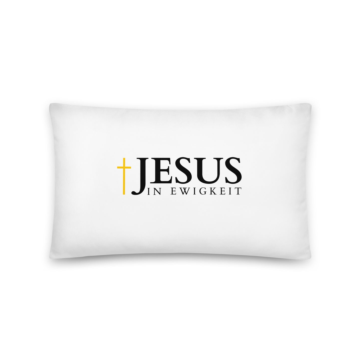 JESUS in Ewigkeit - Basic-Kissen - Helles Design DE ${variant-option} faith design by The Light of Life