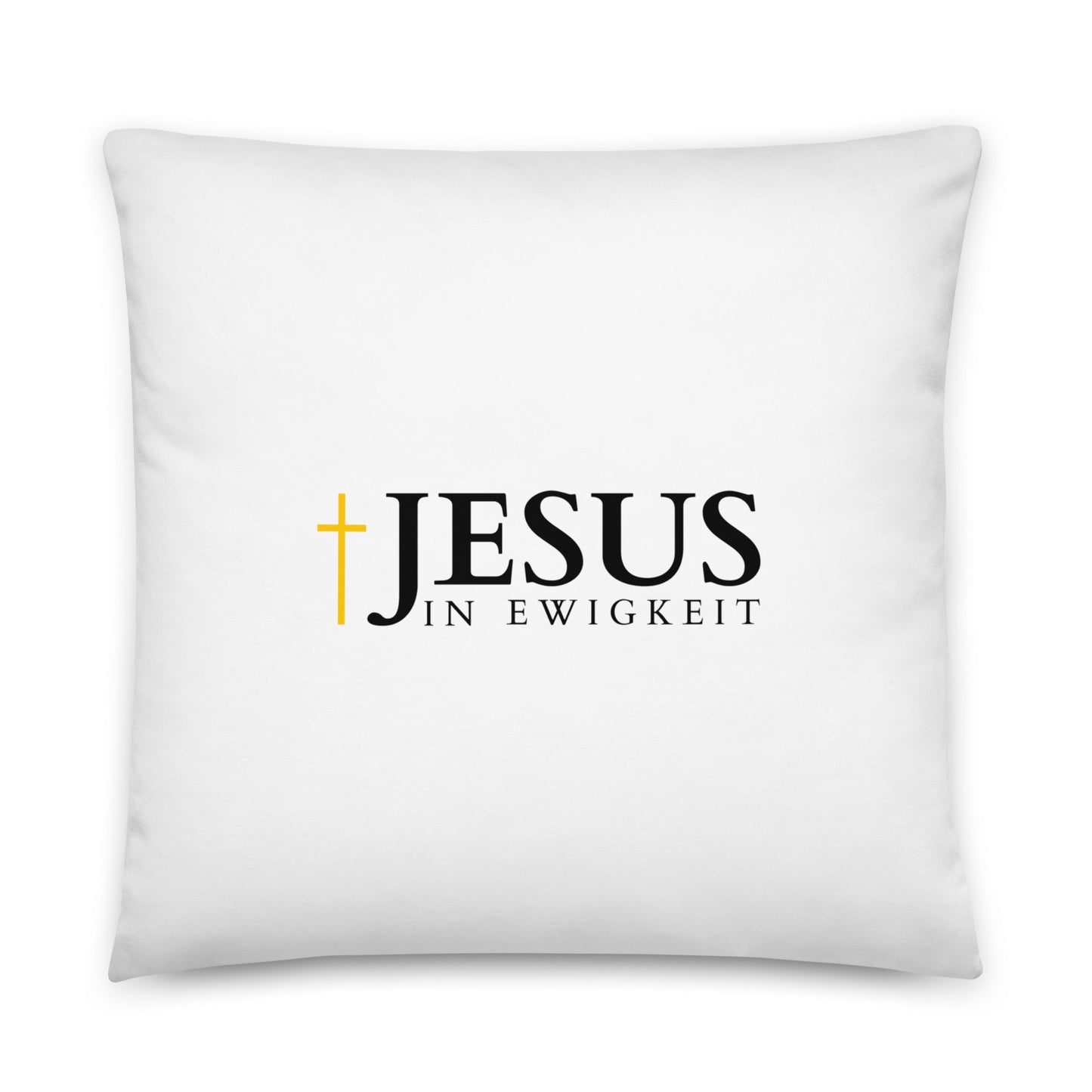 JESUS in Ewigkeit - Basic-Kissen - Helles Design DE ${variant-option} faith design by The Light of Life