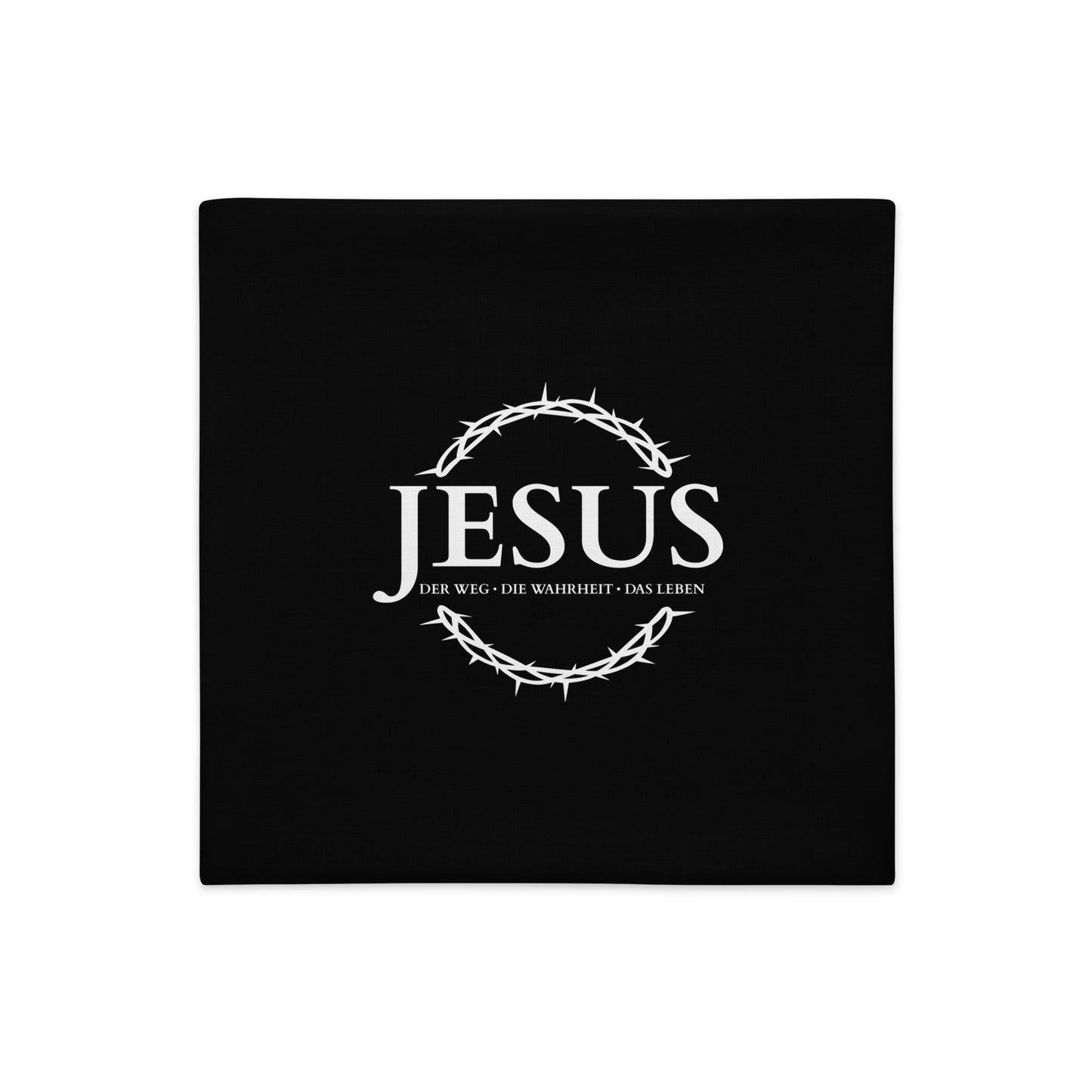 JESUS der Weg, die Wahrheit, das Leben - Premium-Kissenbezug - D-Design DE ${variant-option} faith design by The Light of Life