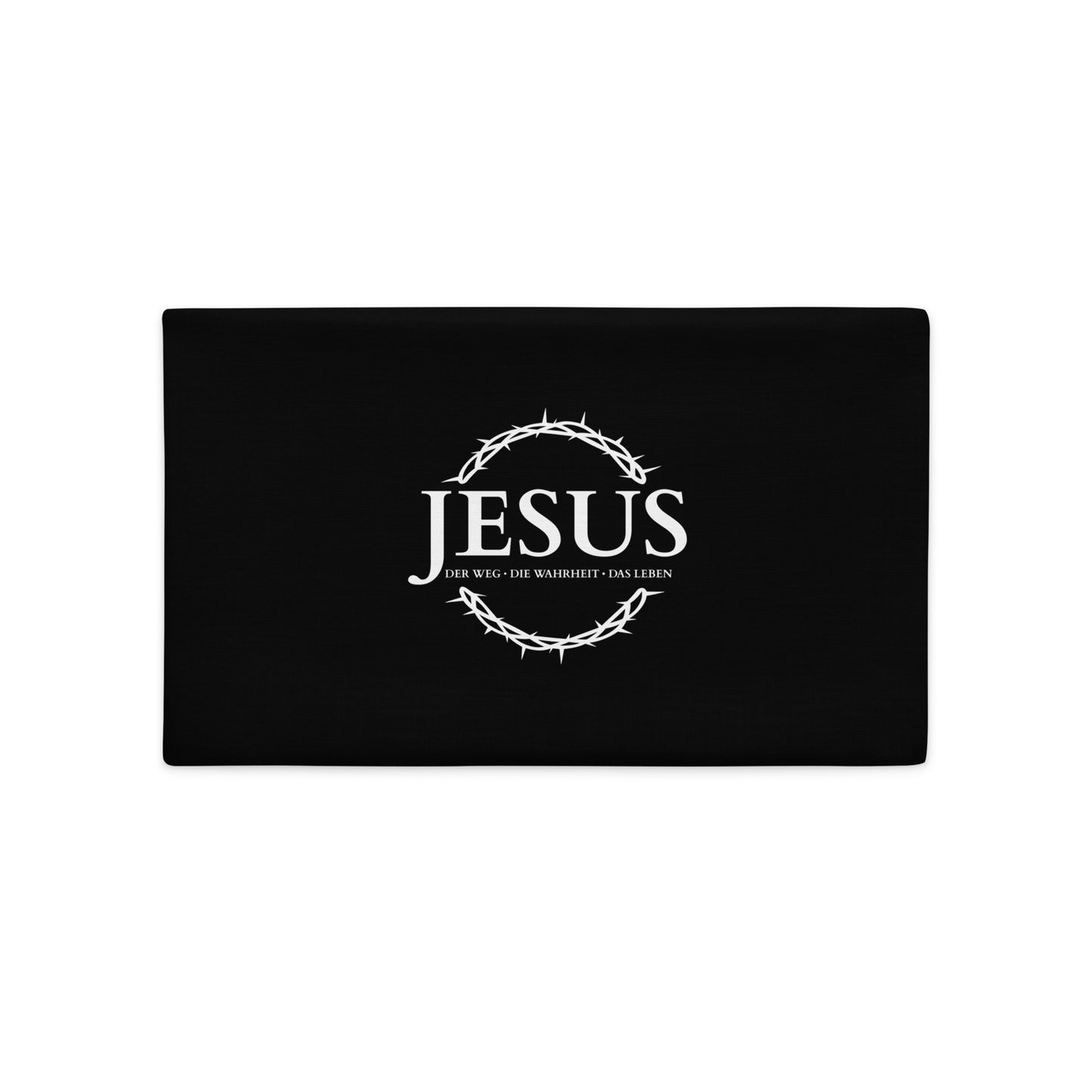 JESUS der Weg, die Wahrheit, das Leben - Premium-Kissenbezug - D-Design DE ${variant-option} faith design by The Light of Life