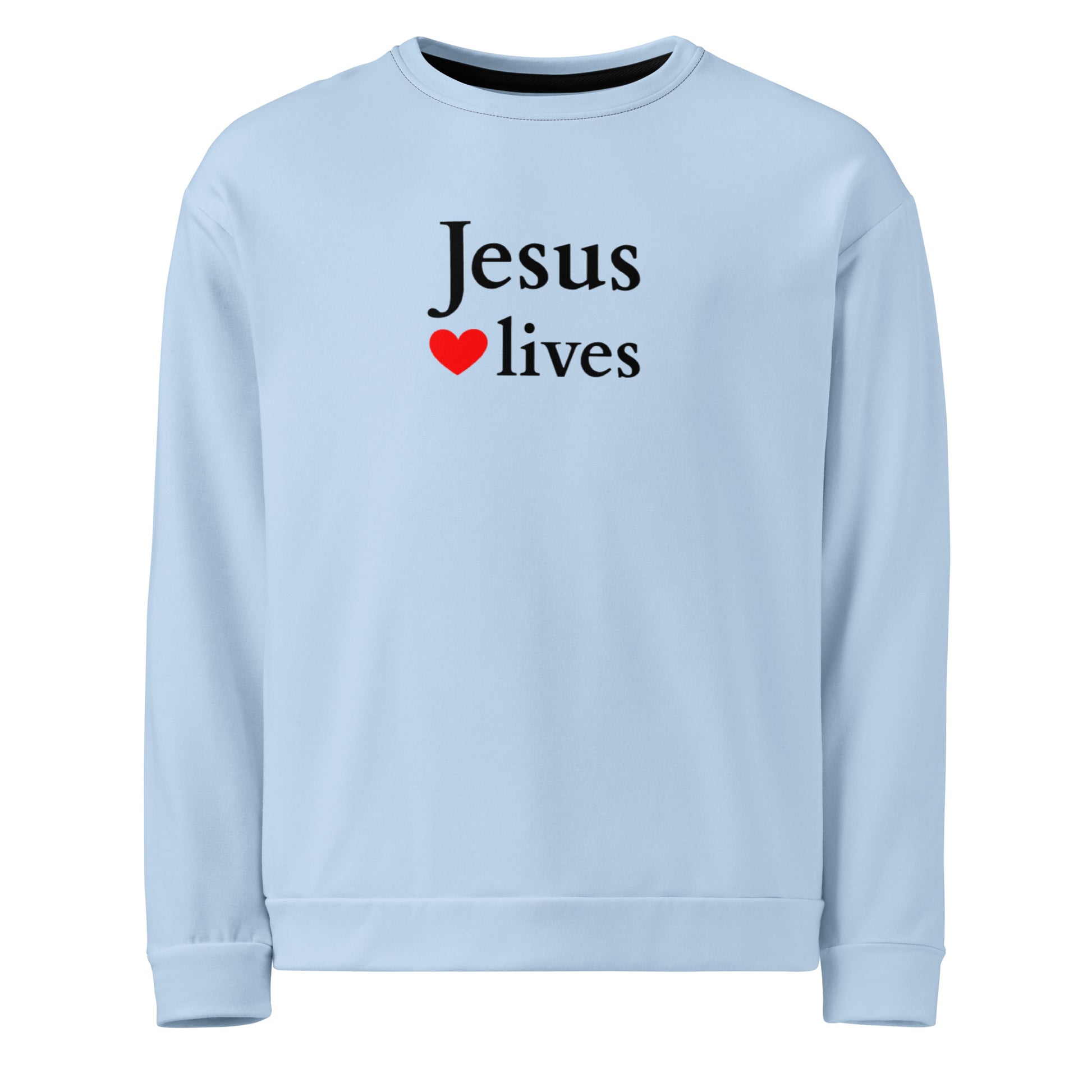 Jesus lives - Unisex Sweatshirt - Bright Design EN faith design by The Light of Life