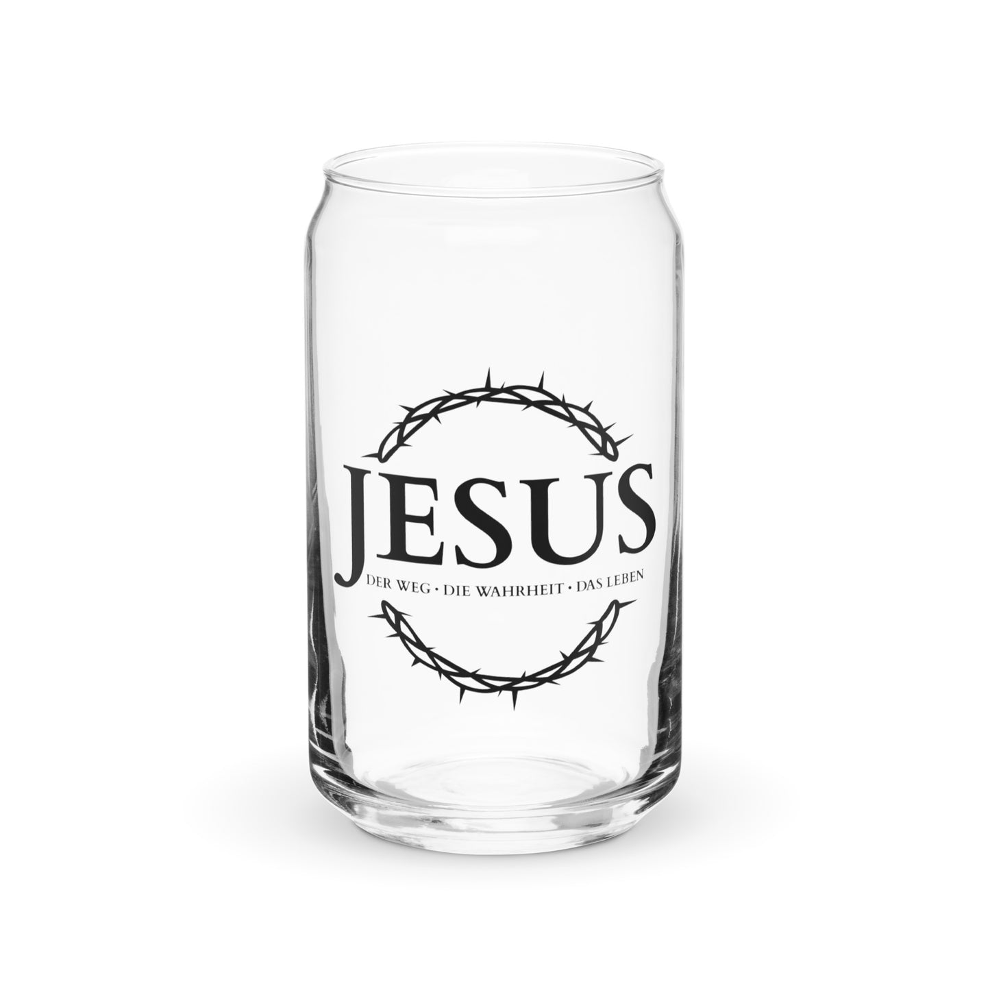 JESUS, Der Weg, Die Wahrheit, Das Leben - Glas in Dosenform DE faith design by The Light of Life