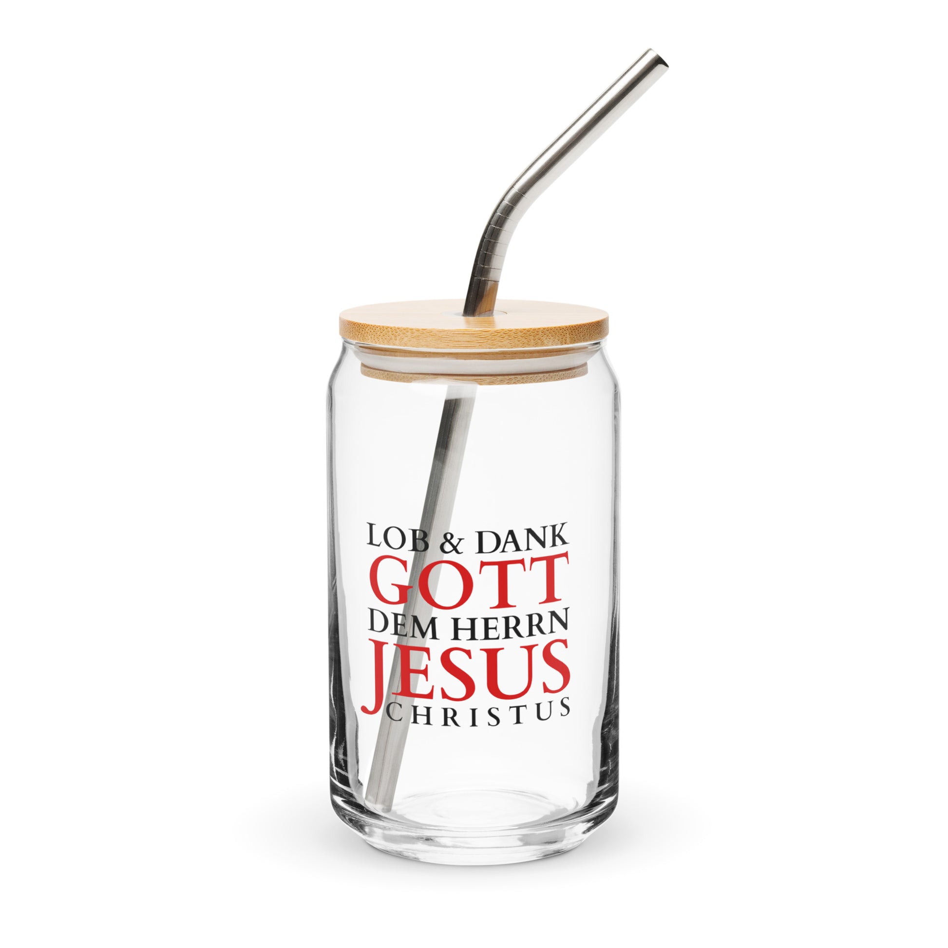 Lob & Dank dem Herrn Jesus - Glas in Dosenform DE faith design by The Light of Life
