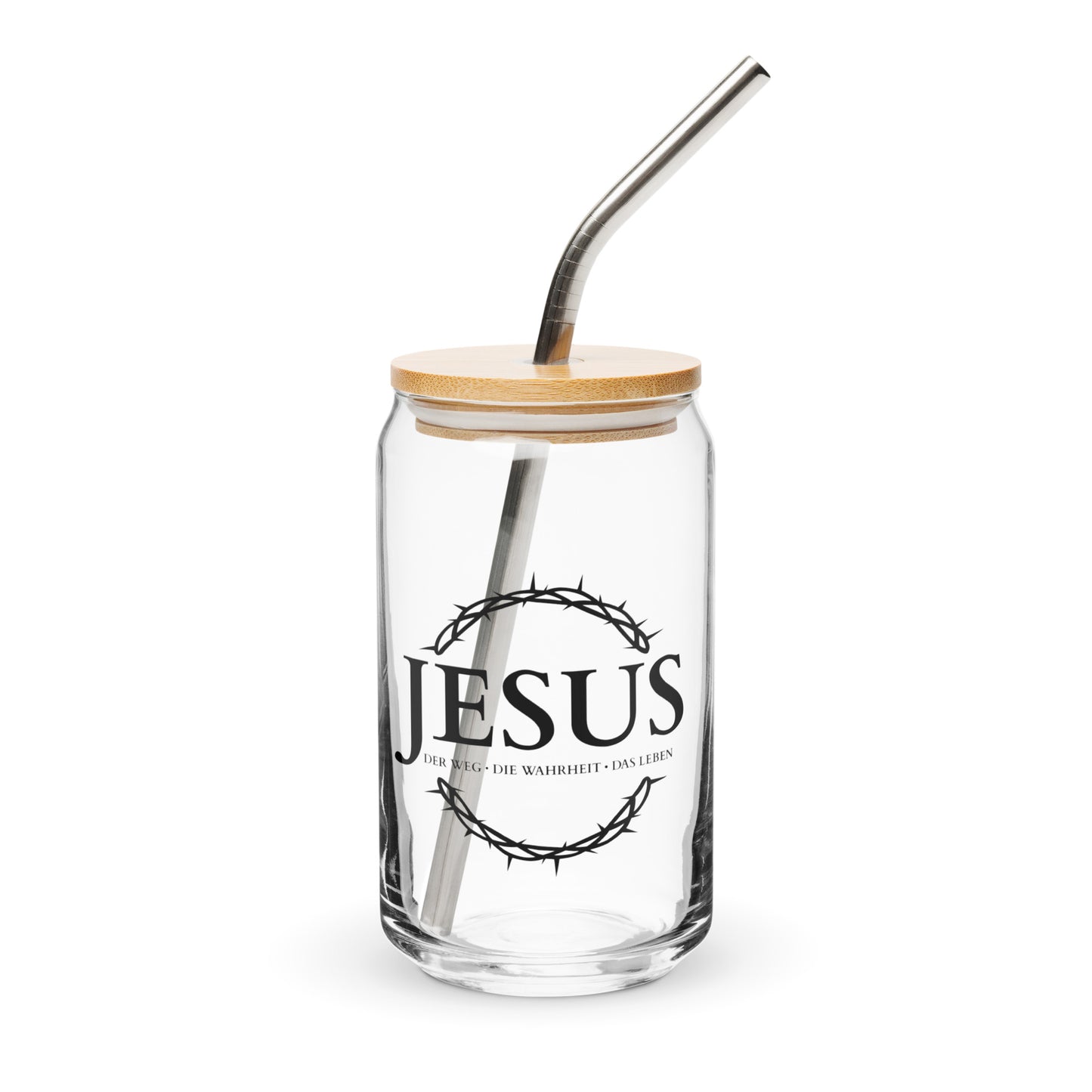 JESUS, Der Weg, Die Wahrheit, Das Leben - Glas in Dosenform DE faith design by The Light of Life