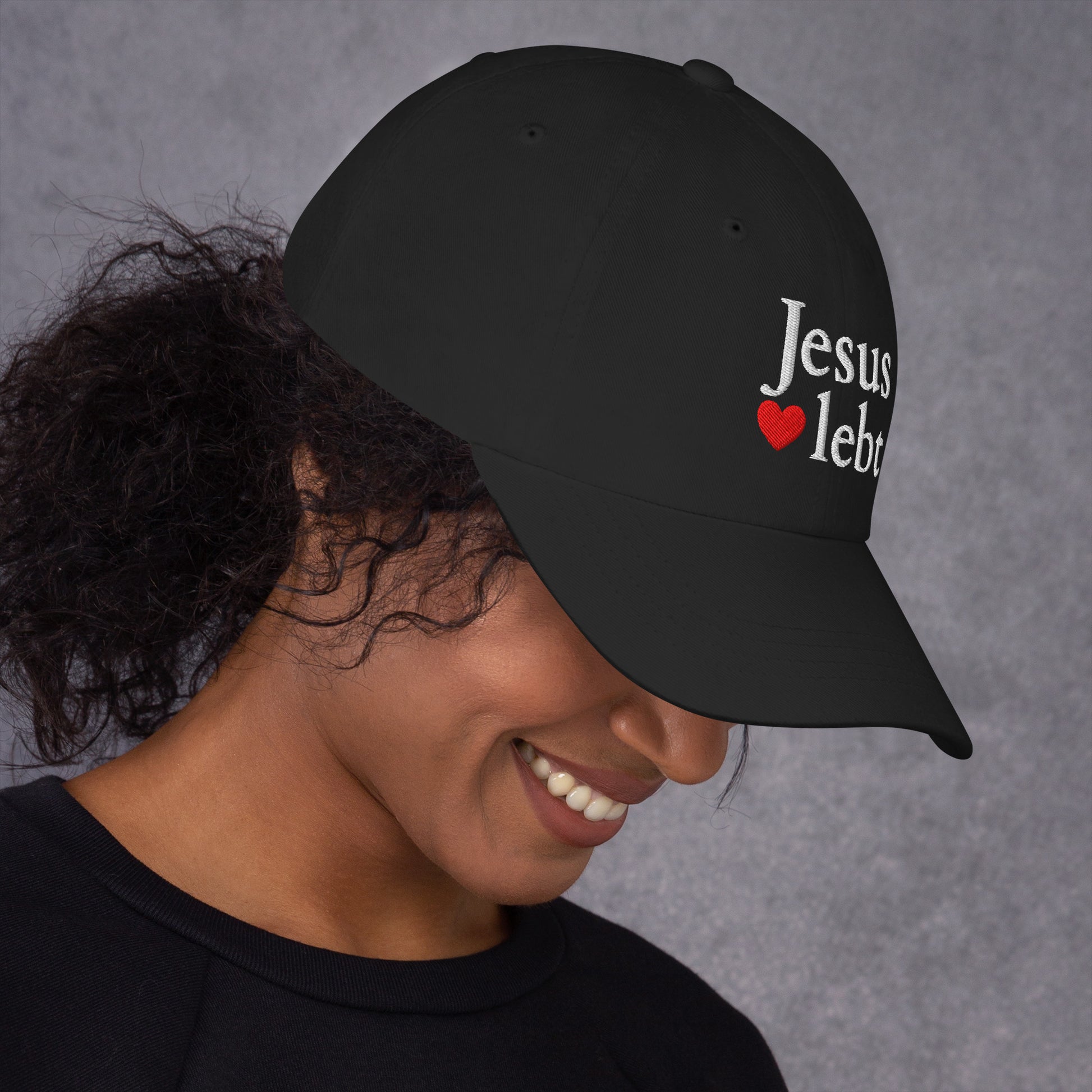 Jesus lebt - Dad-Hat DE faith design by The Light of Life