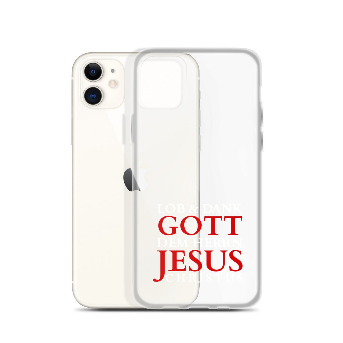 Lob & Dank dem Herrn Jesus Christus - iPhone-Hüllen - dunkles Design DE faith design by The Light of Life