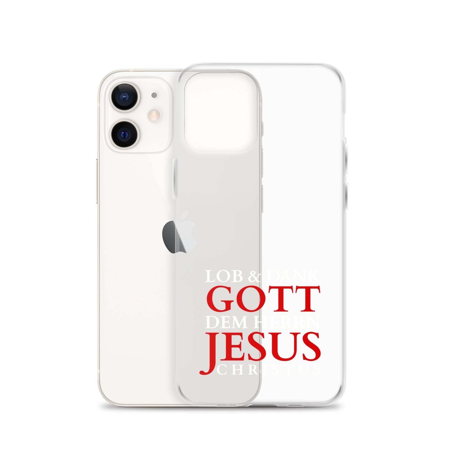 Lob & Dank dem Herrn Jesus Christus - iPhone-Hüllen - dunkles Design DE faith design by The Light of Life