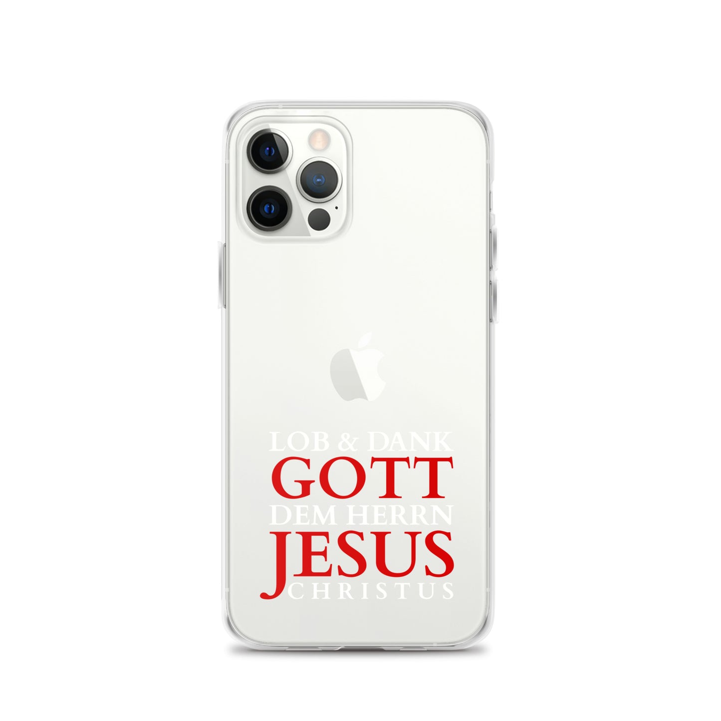Lob & Dank dem Herrn Jesus Christus - iPhone-Hüllen - dunkles Design DE faith design by The Light of Life