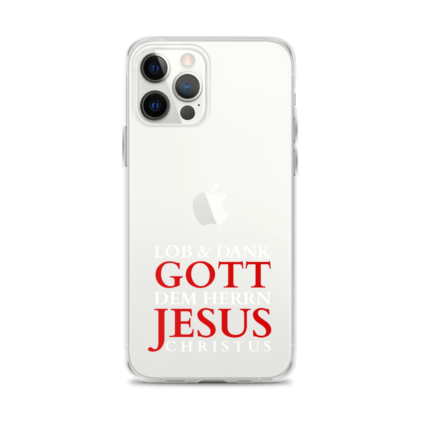Lob & Dank dem Herrn Jesus Christus - iPhone-Hüllen - dunkles Design DE faith design by The Light of Life