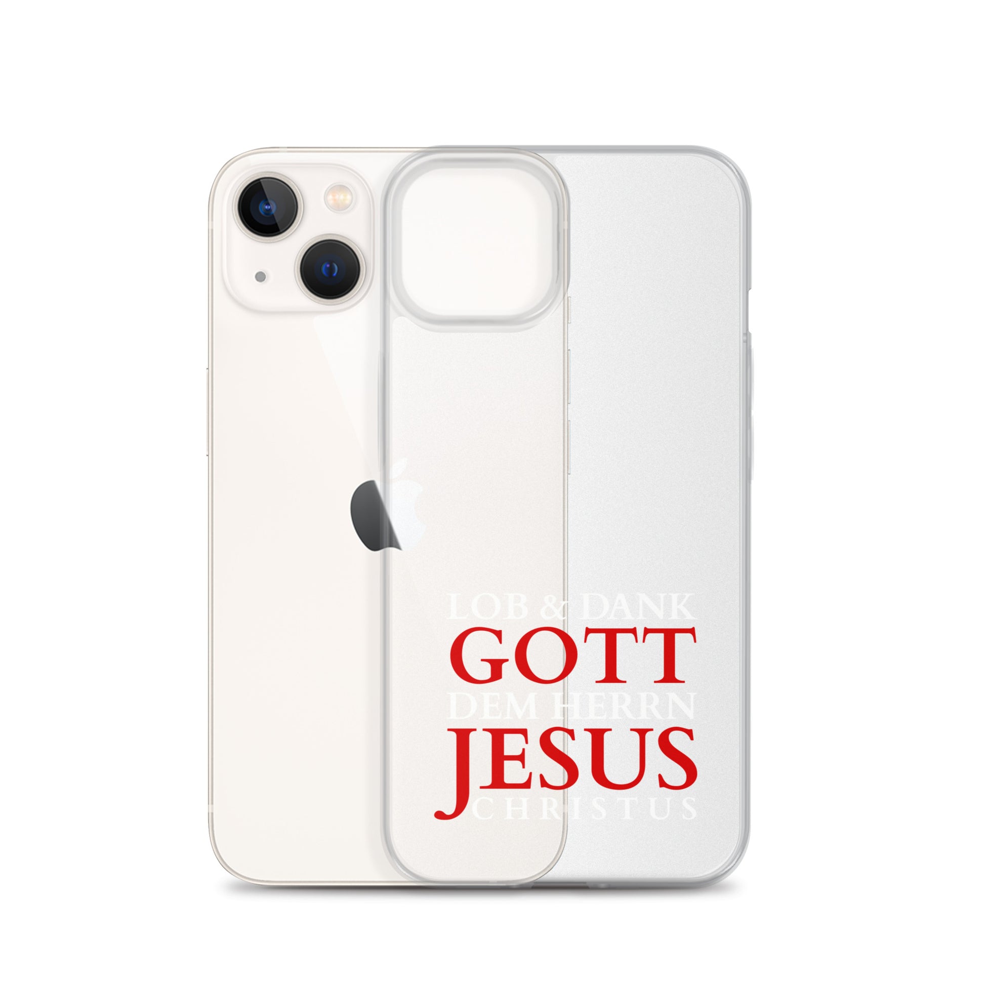 Lob & Dank dem Herrn Jesus Christus - iPhone-Hüllen - dunkles Design DE faith design by The Light of Life