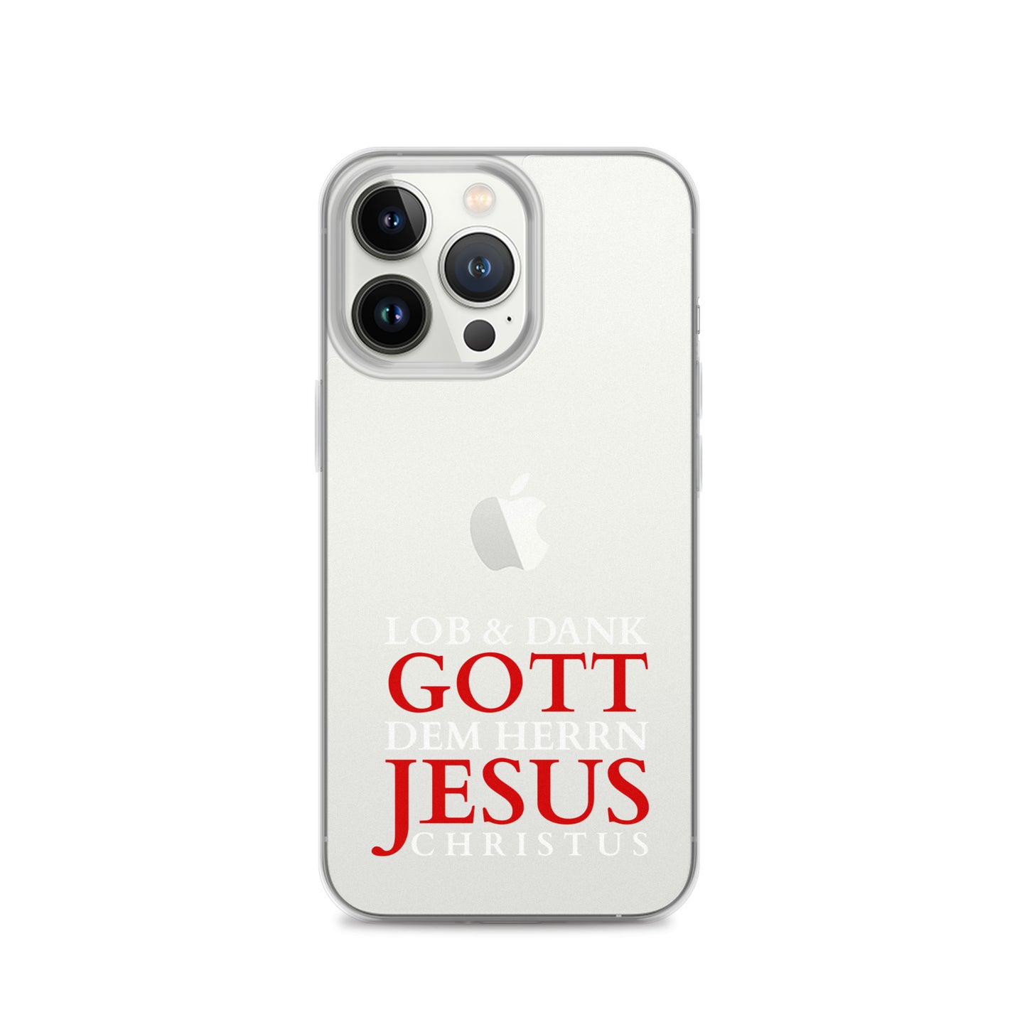 Lob & Dank dem Herrn Jesus Christus - iPhone-Hüllen - dunkles Design DE faith design by The Light of Life