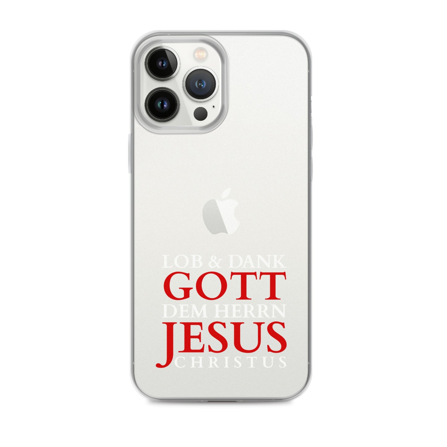Lob & Dank dem Herrn Jesus Christus - iPhone-Hüllen - dunkles Design DE faith design by The Light of Life