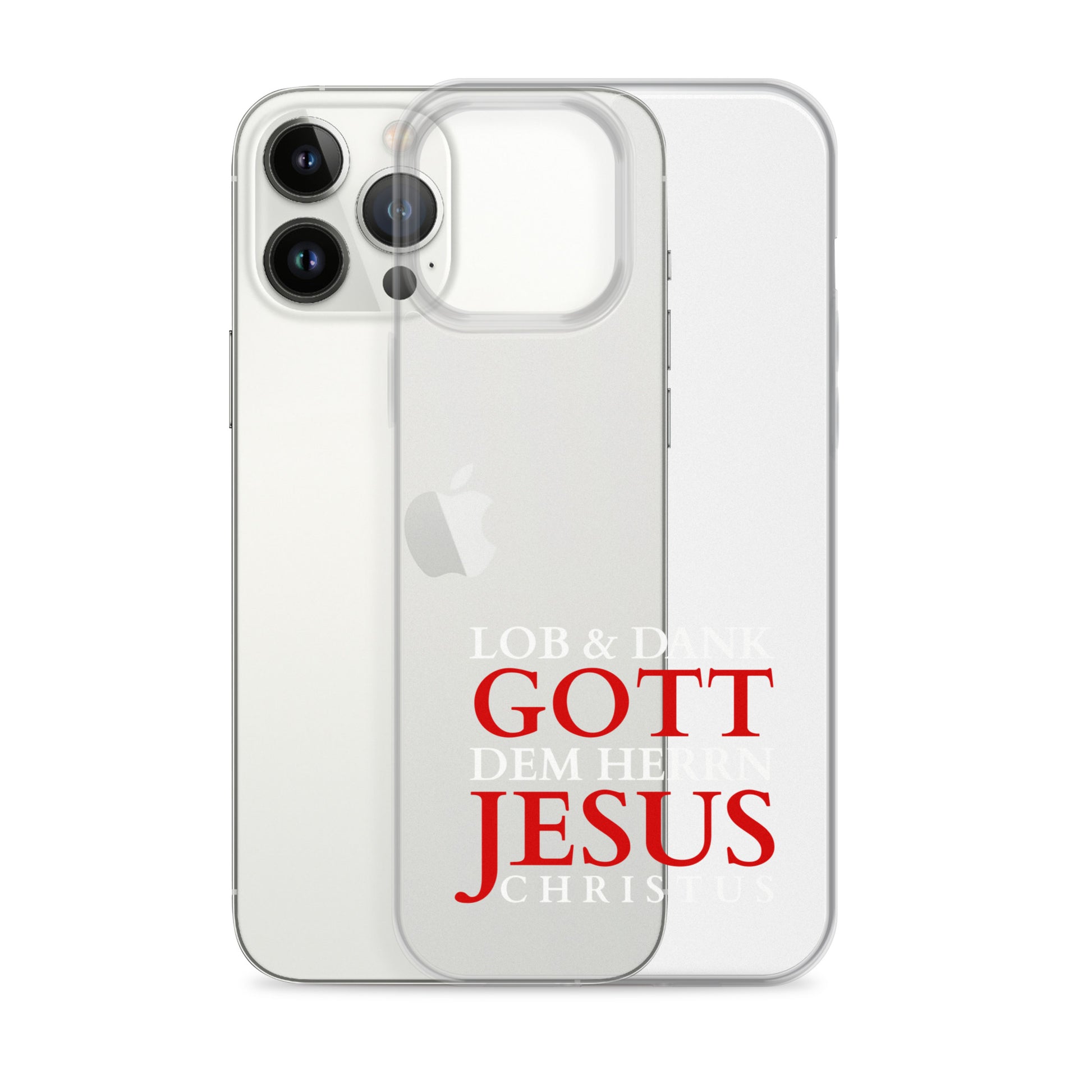 Lob & Dank dem Herrn Jesus Christus - iPhone-Hüllen - dunkles Design DE faith design by The Light of Life