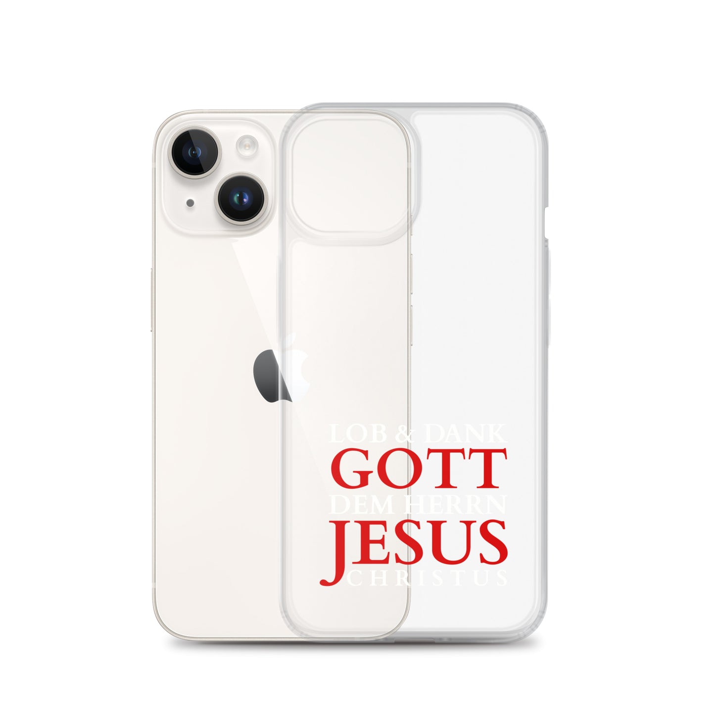 Lob & Dank dem Herrn Jesus Christus - iPhone-Hüllen - dunkles Design DE faith design by The Light of Life