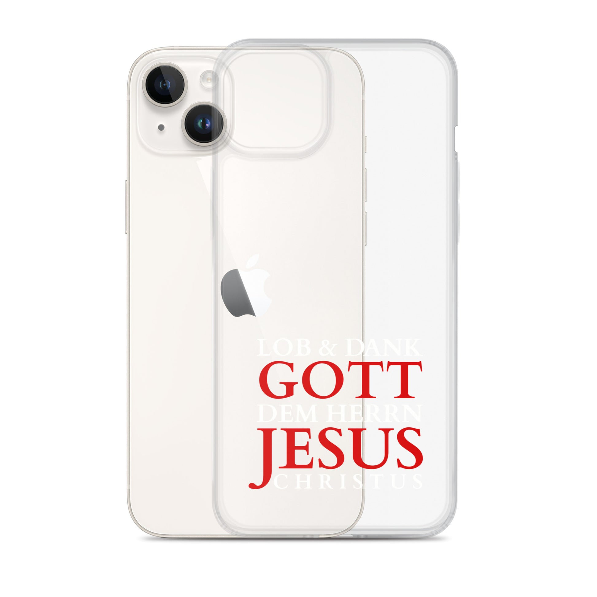 Lob & Dank dem Herrn Jesus Christus - iPhone-Hüllen - dunkles Design DE faith design by The Light of Life