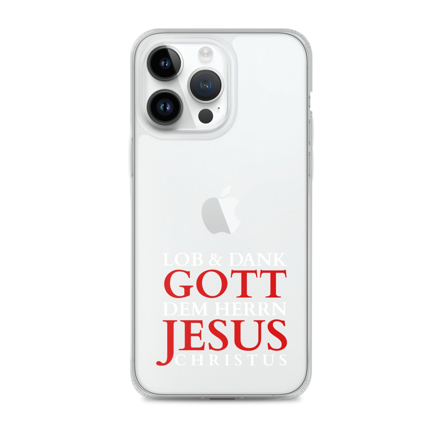Lob & Dank dem Herrn Jesus Christus - iPhone-Hüllen - dunkles Design DE faith design by The Light of Life