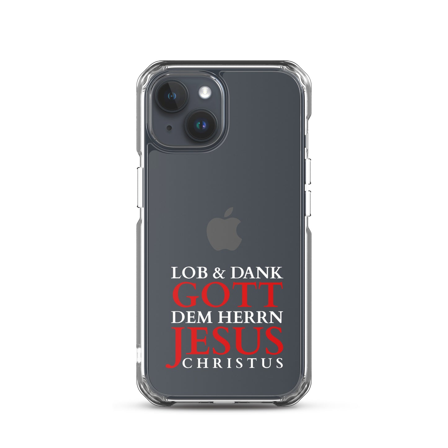 Lob & Dank dem Herrn Jesus Christus - iPhone-Hüllen - dunkles Design DE faith design by The Light of Life