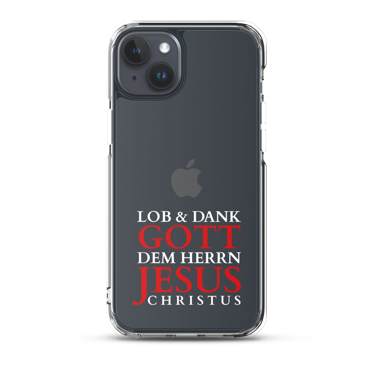 Lob & Dank dem Herrn Jesus Christus - iPhone-Hüllen - dunkles Design DE faith design by The Light of Life