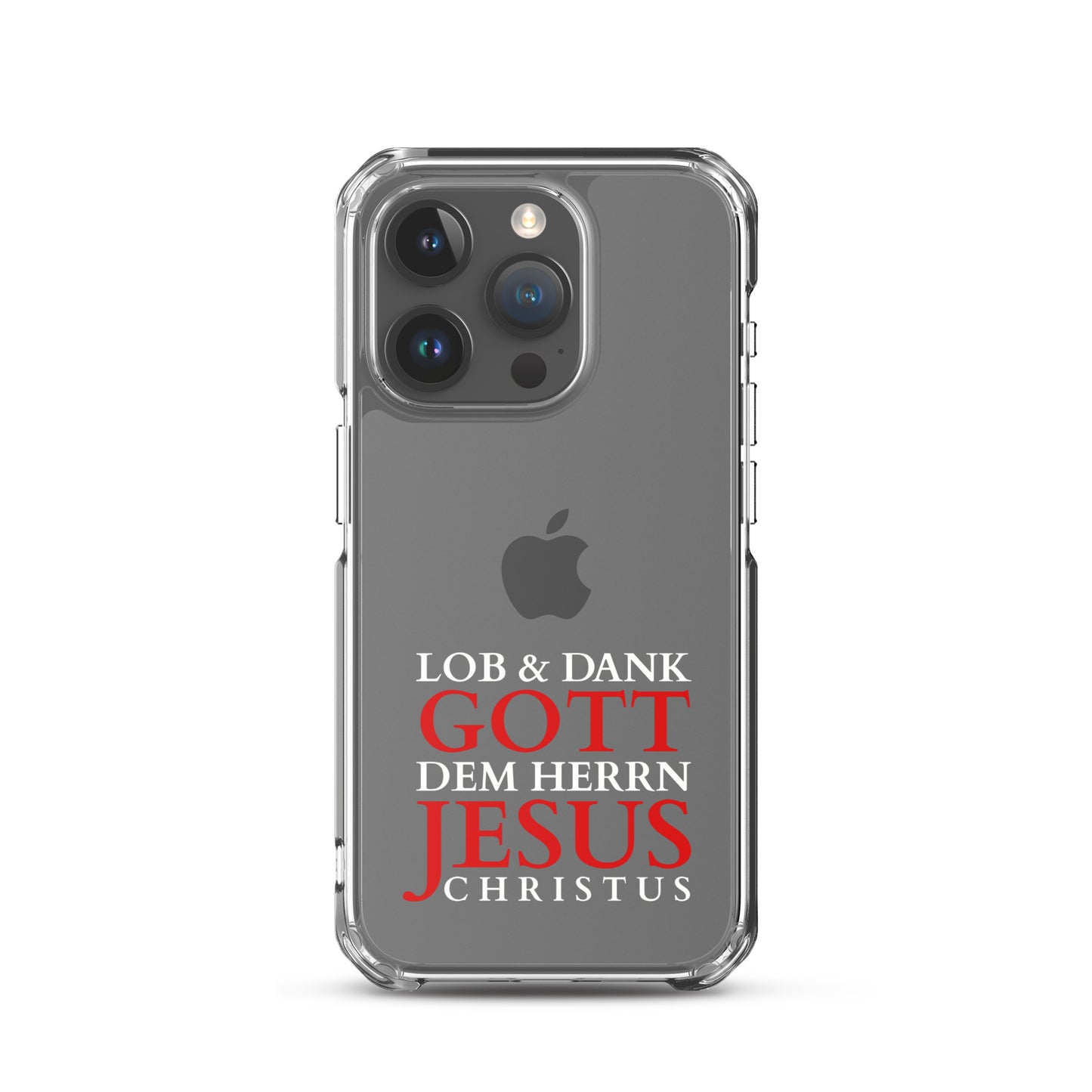 Lob & Dank dem Herrn Jesus Christus - iPhone-Hüllen - dunkles Design DE faith design by The Light of Life