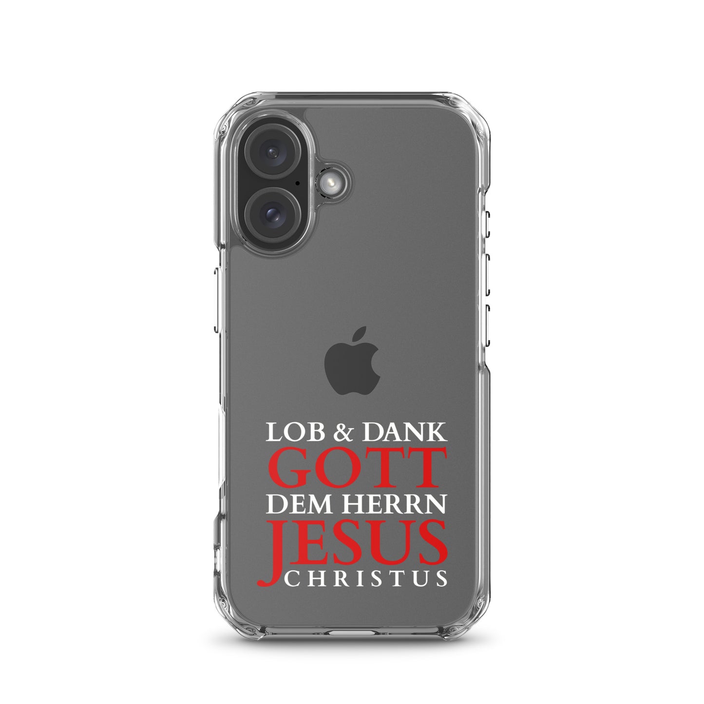 Lob & Dank dem Herrn Jesus Christus - iPhone-Hüllen - dunkles Design DE faith design by The Light of Life