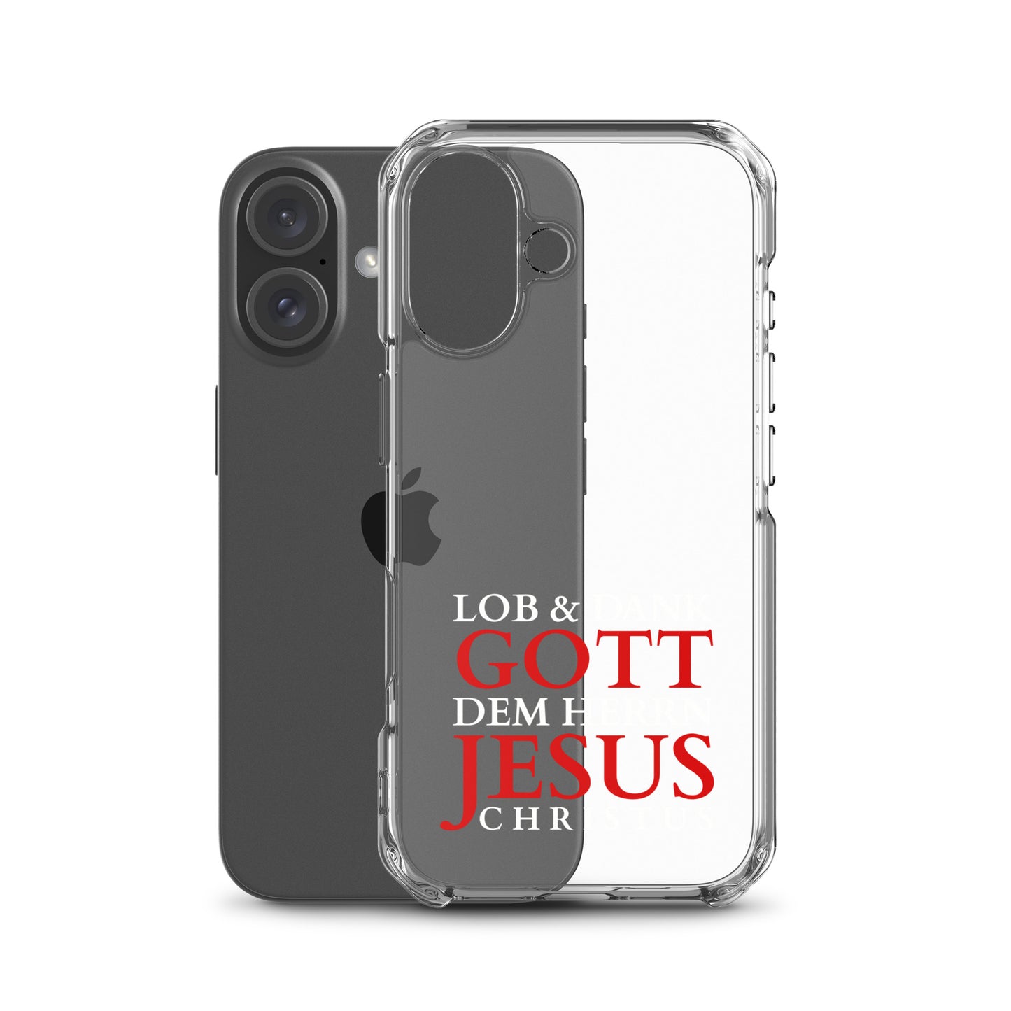 Lob & Dank dem Herrn Jesus Christus - iPhone-Hüllen - dunkles Design DE faith design by The Light of Life