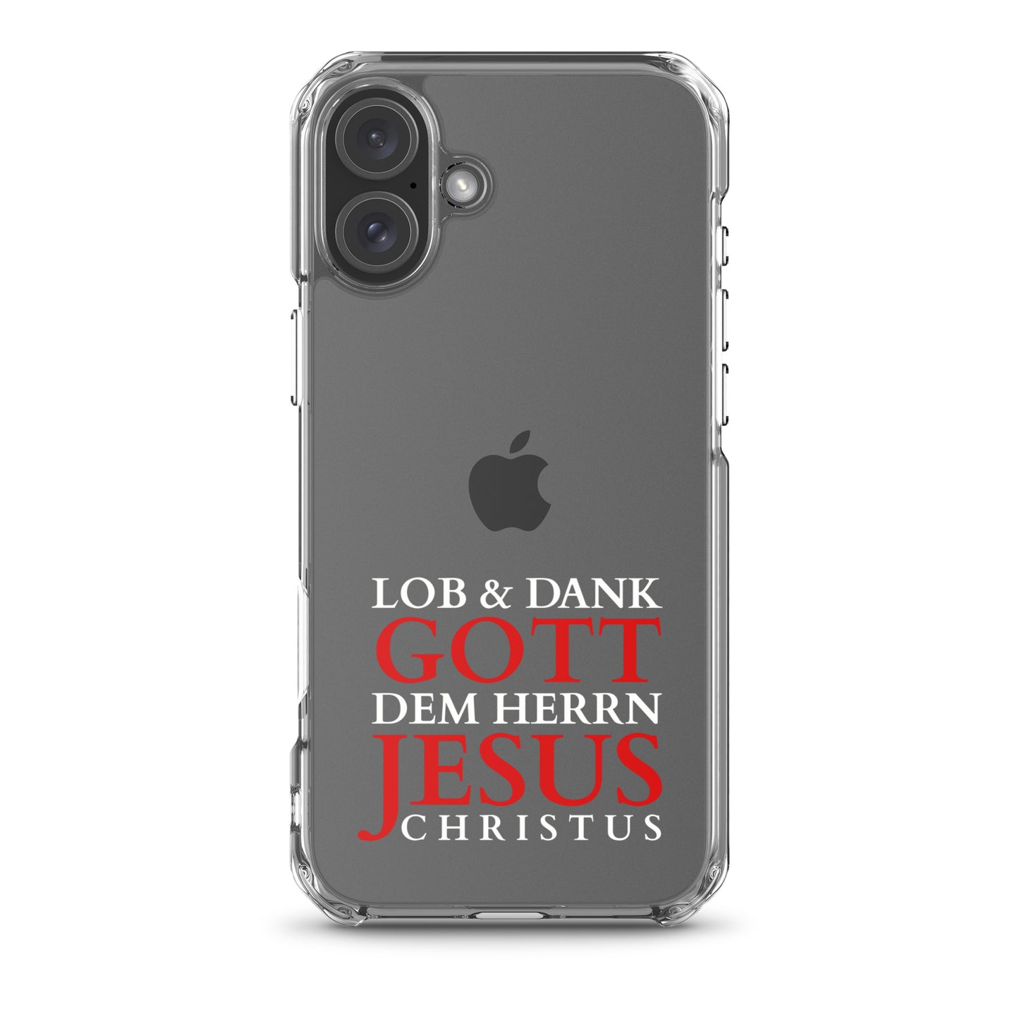 Lob & Dank dem Herrn Jesus Christus - iPhone-Hüllen - dunkles Design DE faith design by The Light of Life
