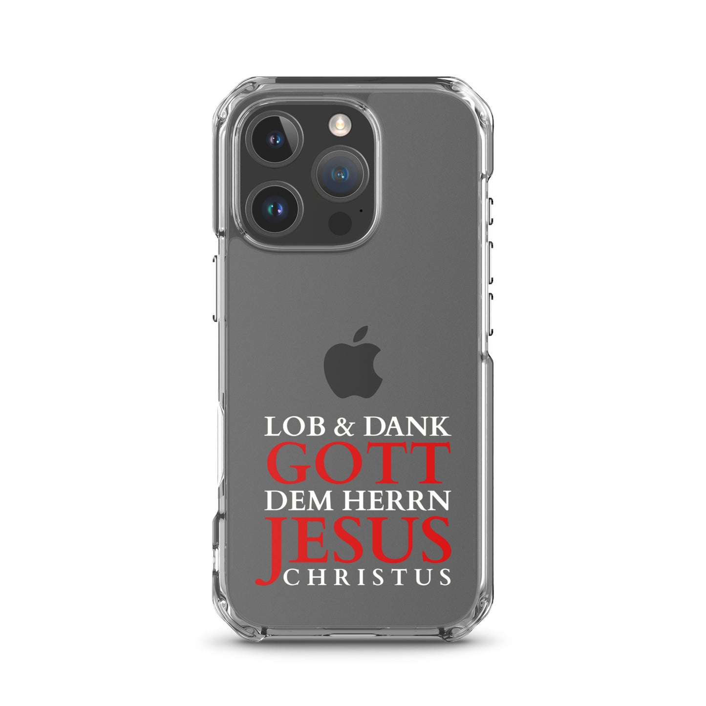 Lob & Dank dem Herrn Jesus Christus - iPhone-Hüllen - dunkles Design DE faith design by The Light of Life