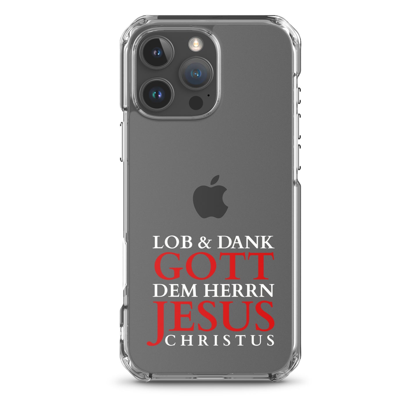 Lob & Dank dem Herrn Jesus Christus - iPhone-Hüllen - dunkles Design DE faith design by The Light of Life