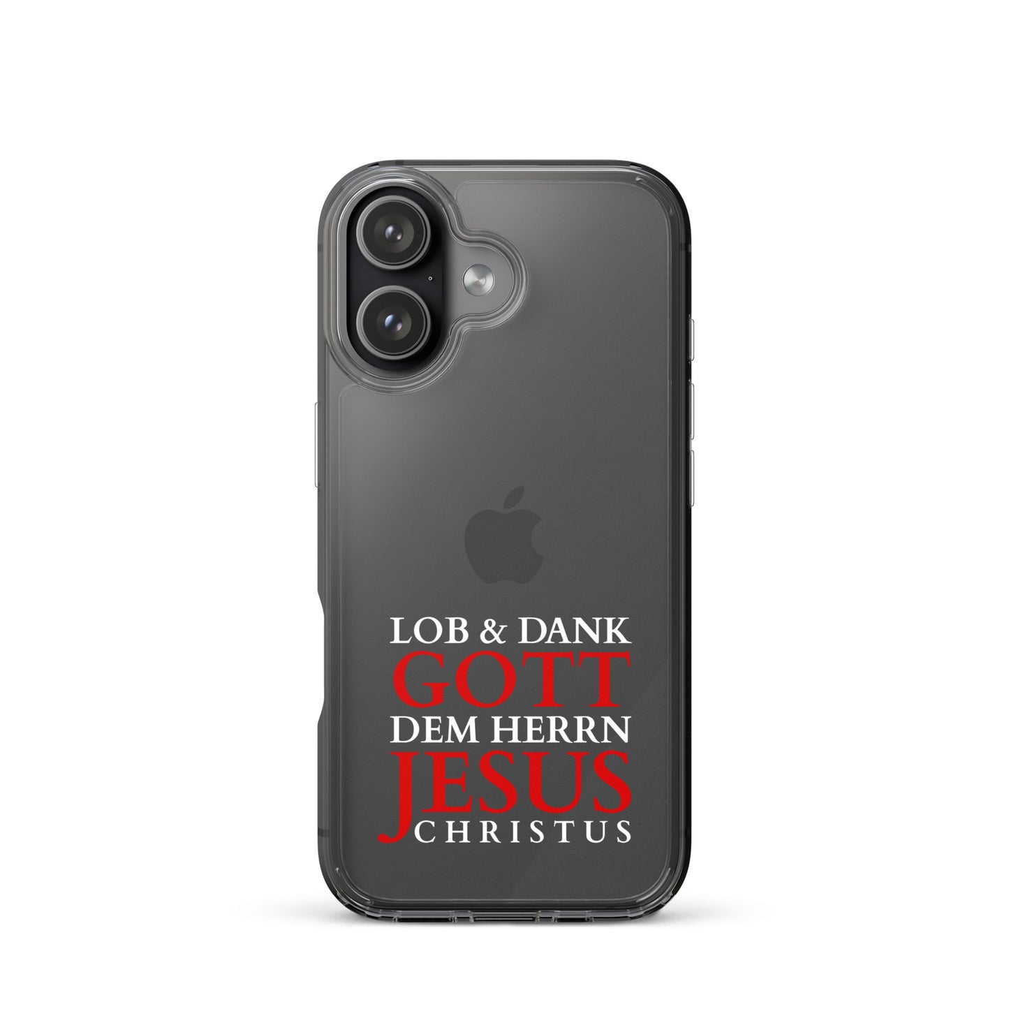 Lob & Dank dem Herrn Jesus Christus - iPhone-Hüllen - dunkles Design DE faith design by The Light of Life