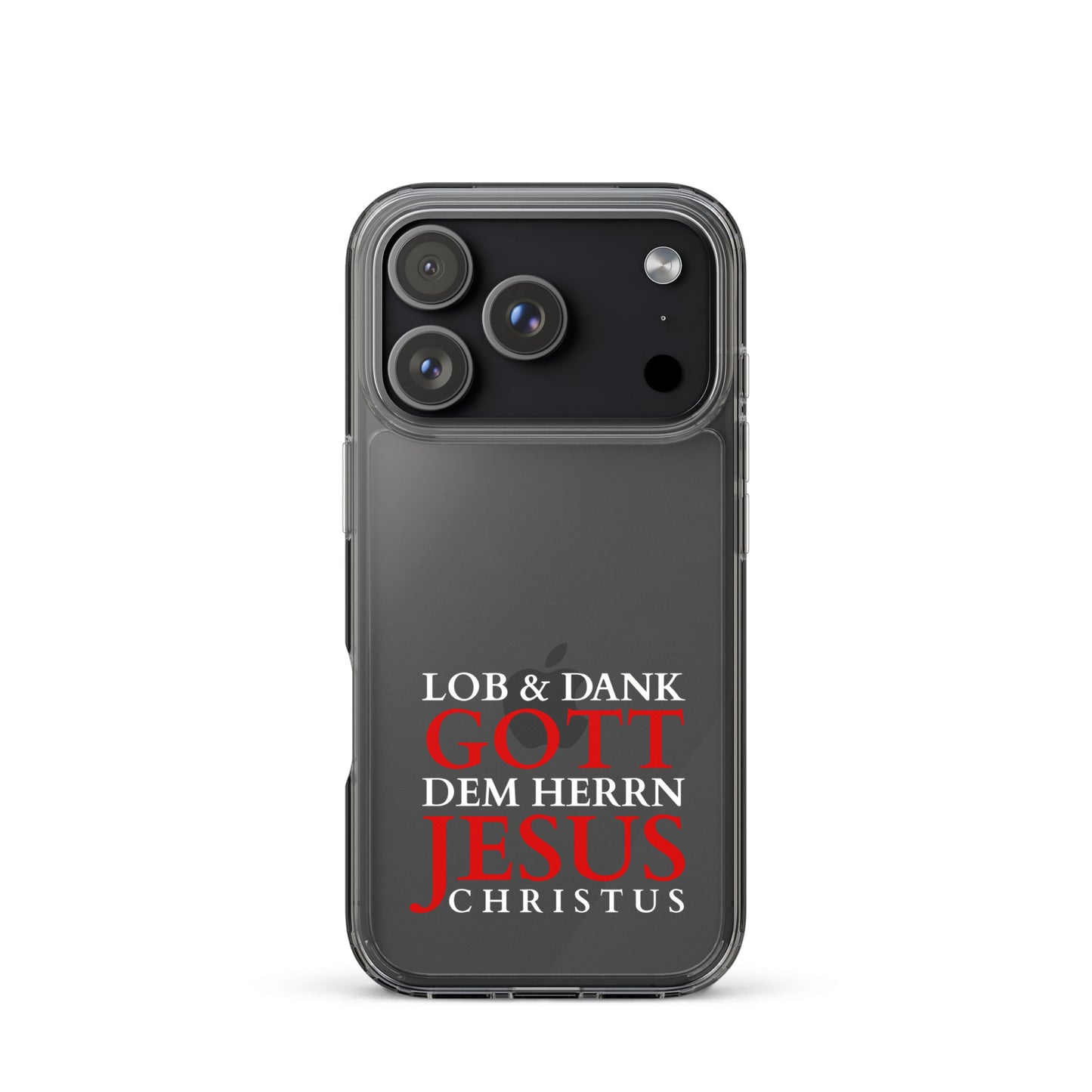 Lob & Dank dem Herrn Jesus Christus - iPhone-Hüllen - dunkles Design DE faith design by The Light of Life