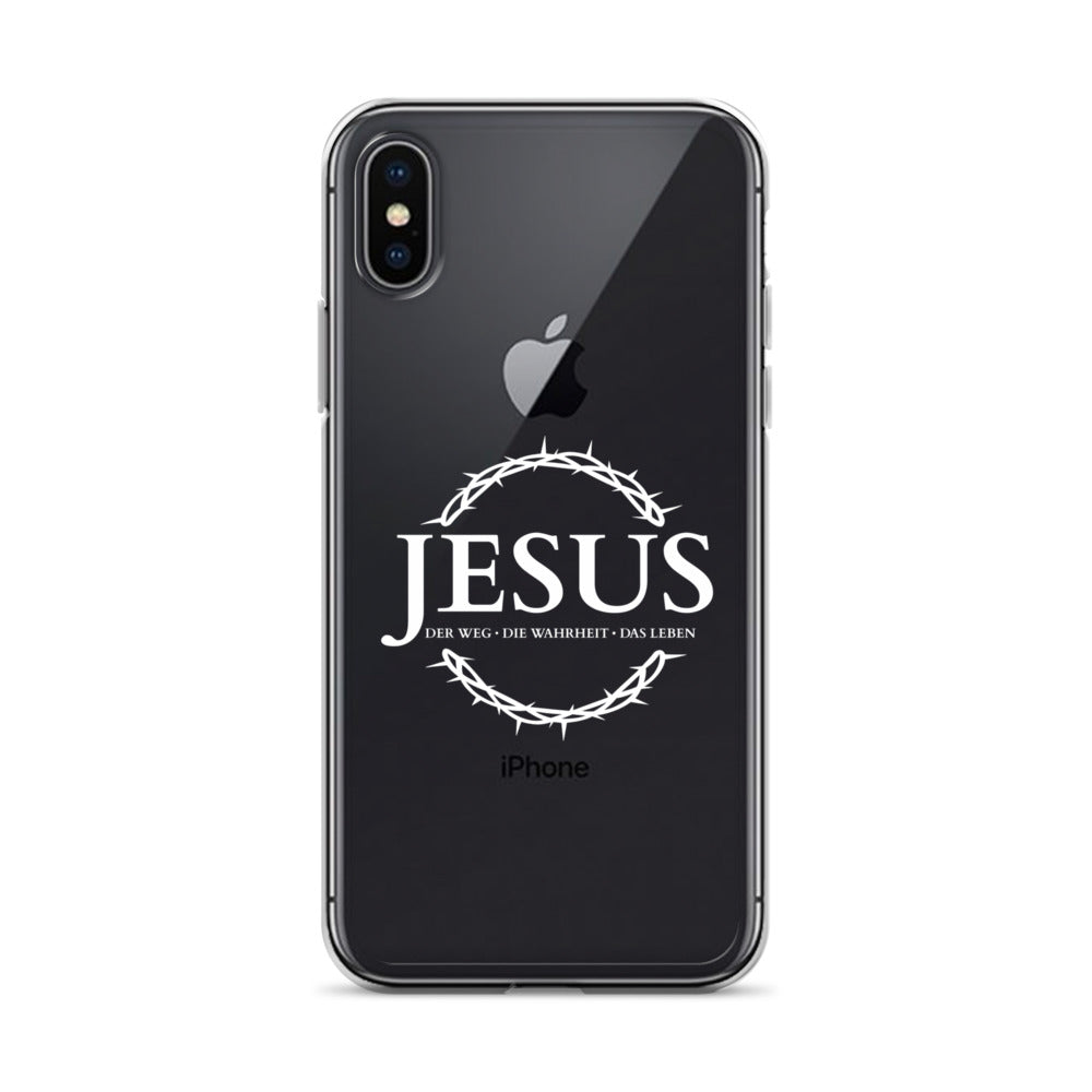 JESUS der Weg, die Wahrheit, das Leben - iPhone-Hüllen - dunkles Design DE ${variant-option} faith design by The Light of Life