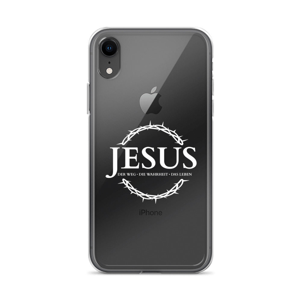 JESUS der Weg, die Wahrheit, das Leben - iPhone-Hüllen - dunkles Design DE ${variant-option} faith design by The Light of Life