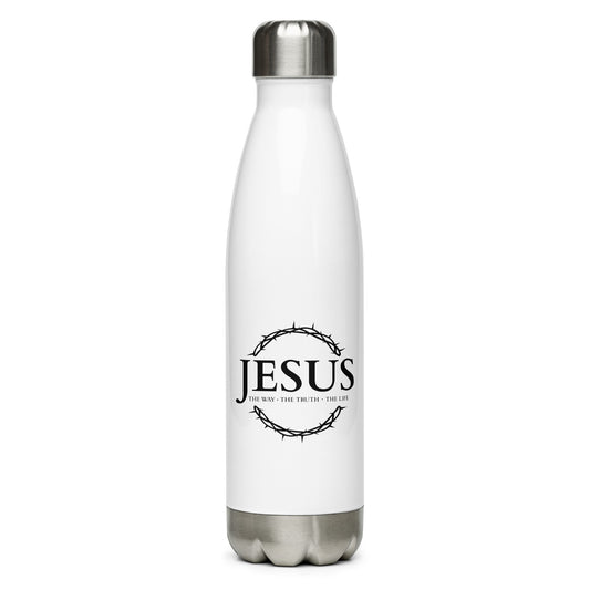 JESUS, the Way, The Truth, The Life - Stainless steel water bottle EN ${variant-option} faith design by The Light of Life