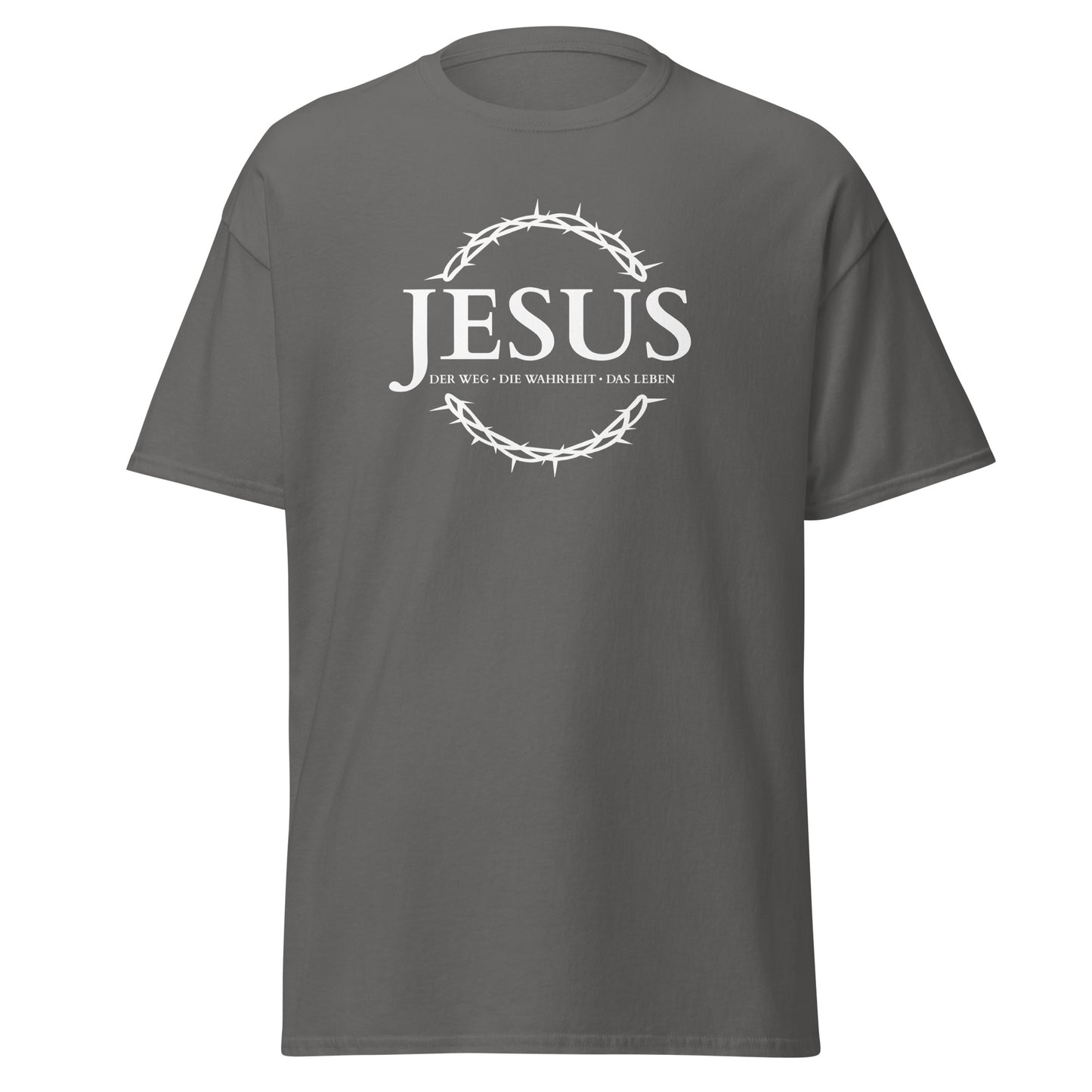 JESUS - der Weg, die Wahrheit, das Leben - Klassisches Unisex T-Shirt - dunkles Design - DE ${variant-option} faith design by Das Licht des Lebens