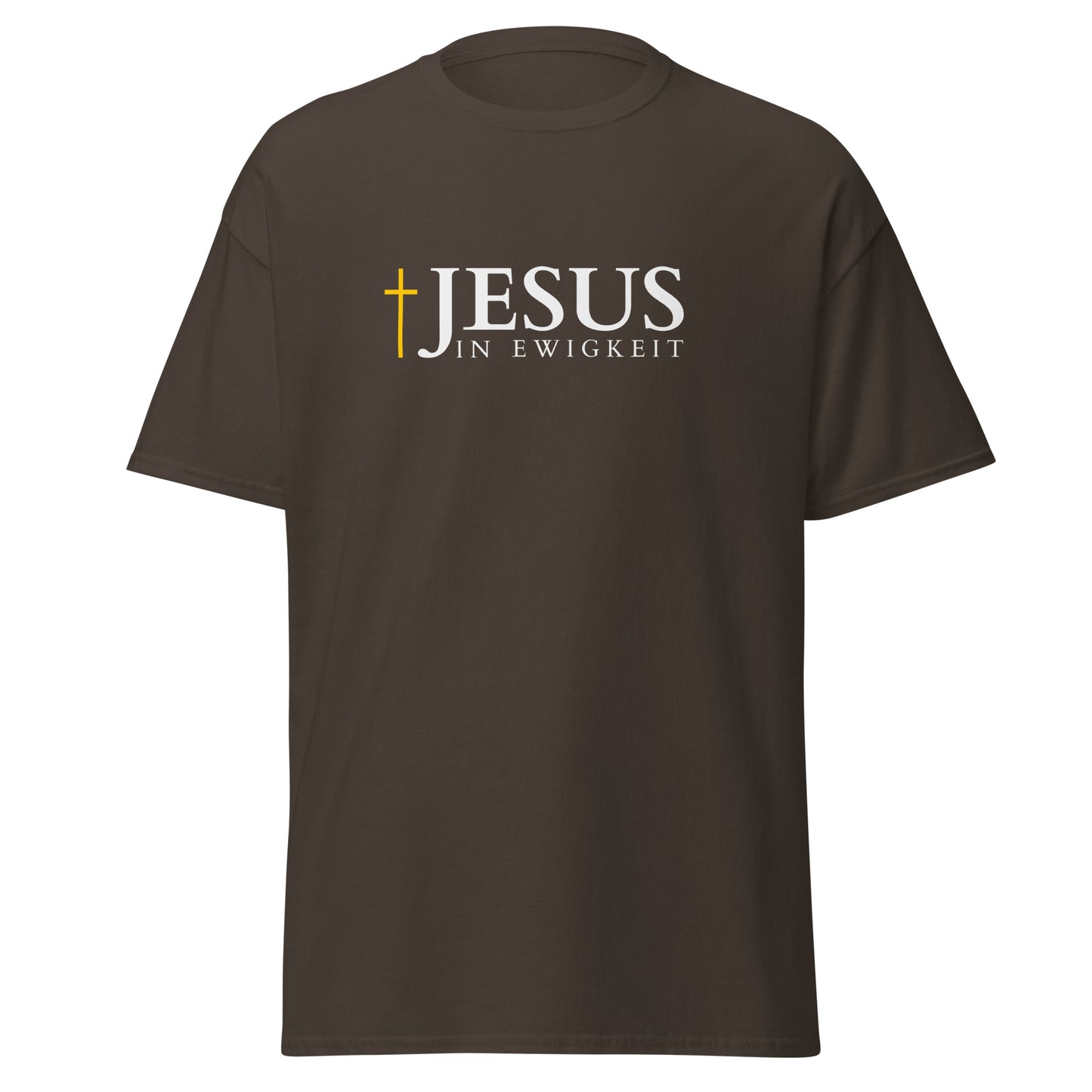 JESUS in EWIGKEIT - Klassisches Unisex T-Shirt - dunkles Design - DE ${variant-option} faith design by Das Licht des Lebens