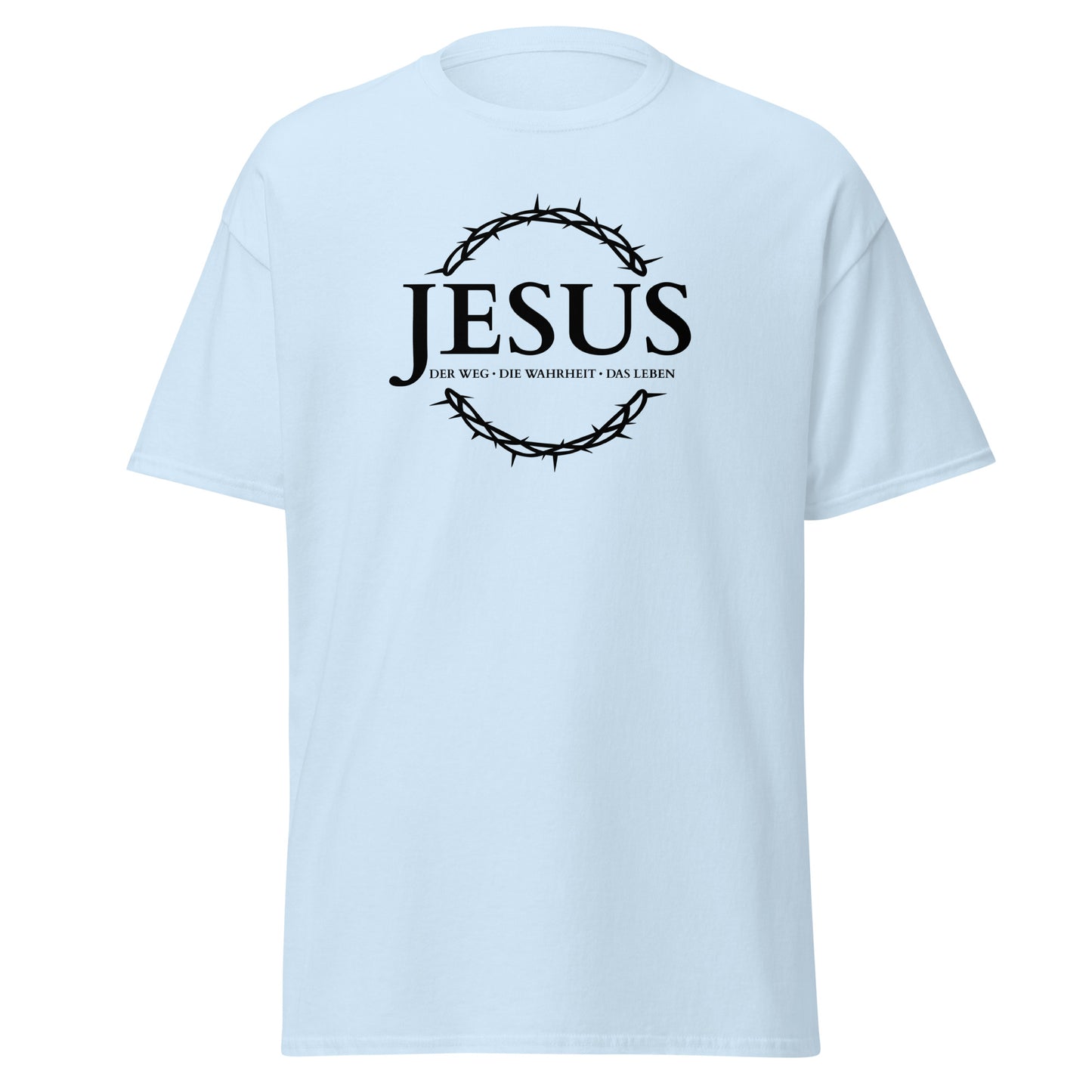JESUS - der Weg, die Wahrheit, das Leben - Klassisches Unisex T-Shirt - helles Design - DE ${variant-option} faith design by Das Licht des Lebens