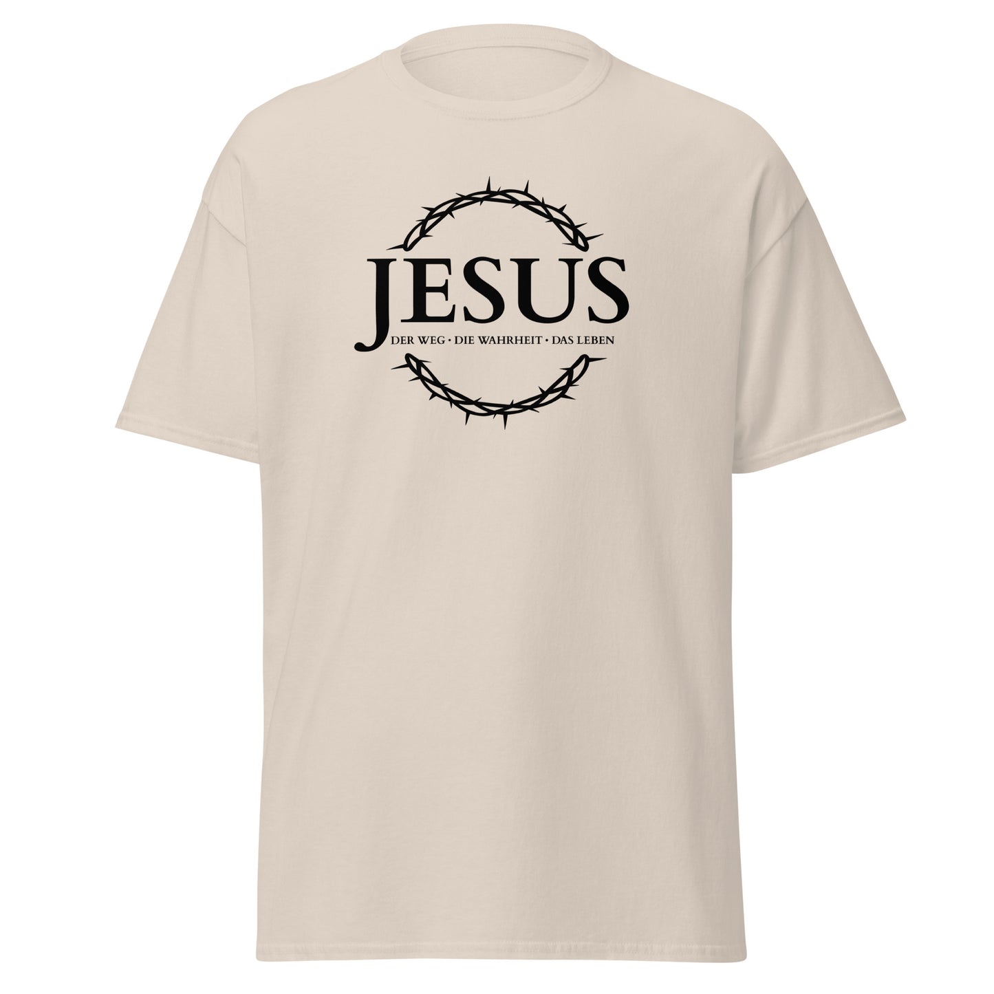 JESUS - der Weg, die Wahrheit, das Leben - Klassisches Unisex T-Shirt - helles Design - DE ${variant-option} faith design by Das Licht des Lebens