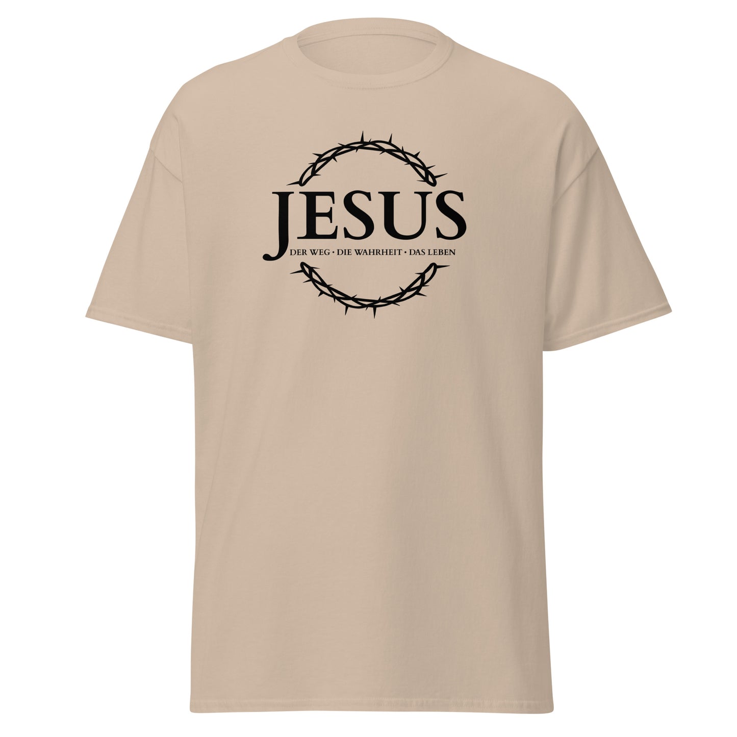 JESUS - der Weg, die Wahrheit, das Leben - Klassisches Unisex T-Shirt - helles Design - DE ${variant-option} faith design by Das Licht des Lebens