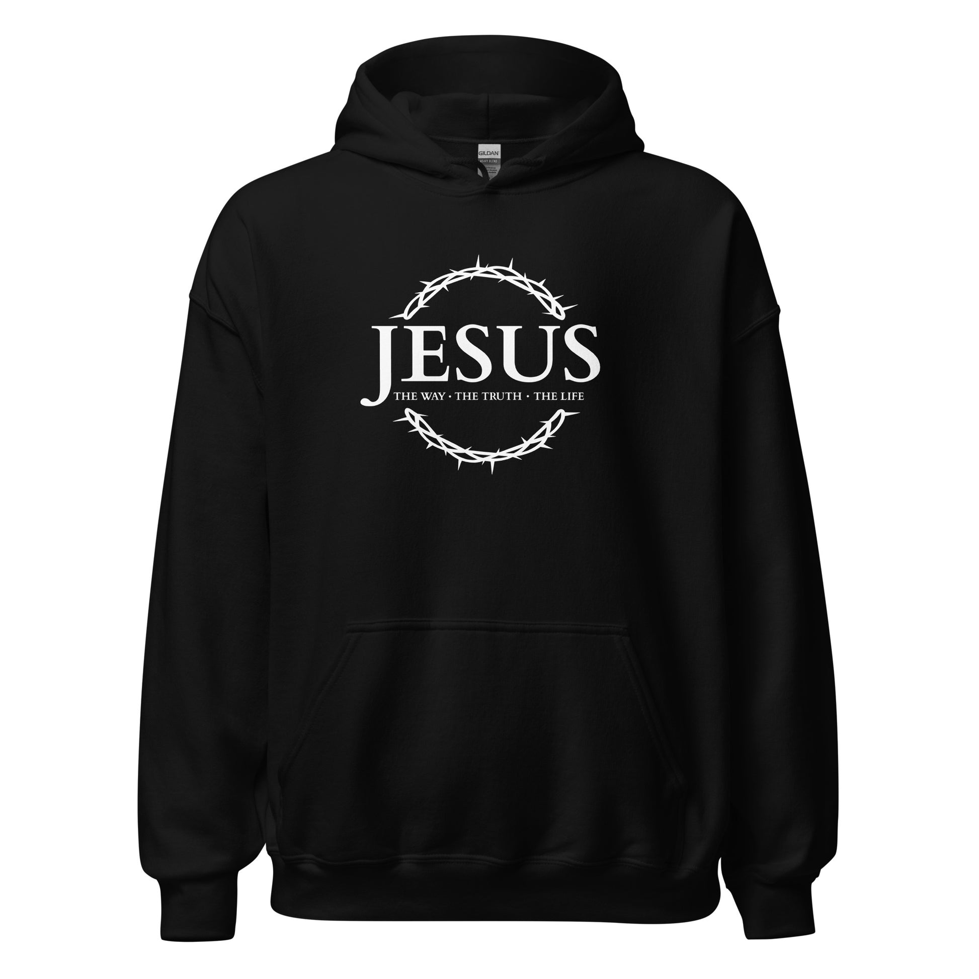 JESUS The Way, The Truth, The Life - Unisex Hoodie - dark design - EN faith design by The Light of Life