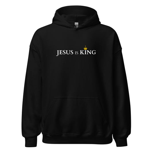 JESUS is KING - Unisex Hoodie - dark Design - EN ${variant-option} faith design by The Light of Life