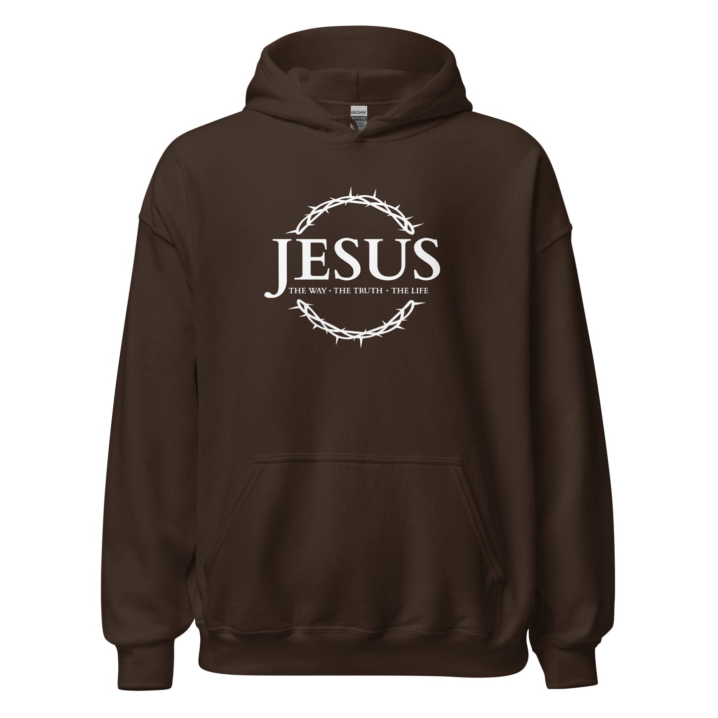 JESUS The Way, The Truth, The Life - Unisex Hoodie - dark design - EN faith design by The Light of Life