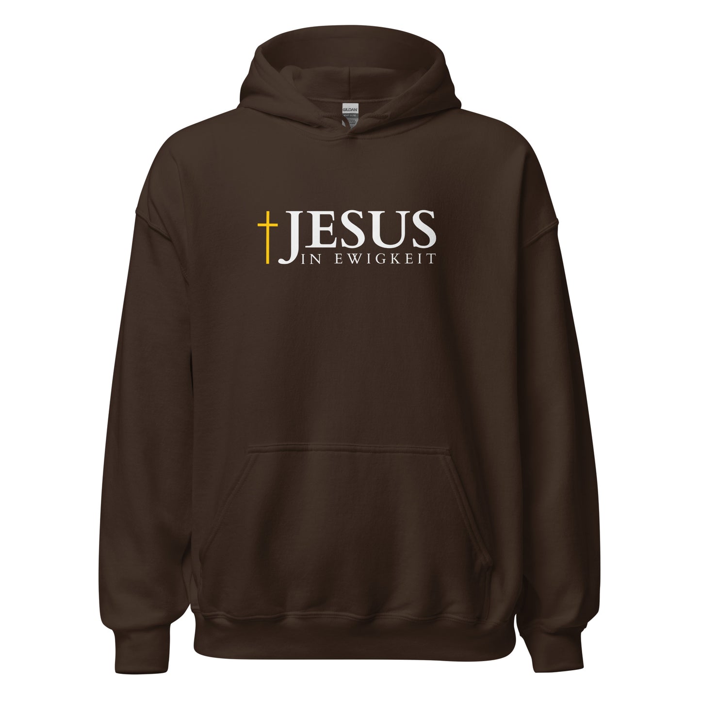 JESUS in EWIGKEIT - Unisex-Kapuzenpullover - dunkles Design - DE ${variant-option} faith design by The Light of Life